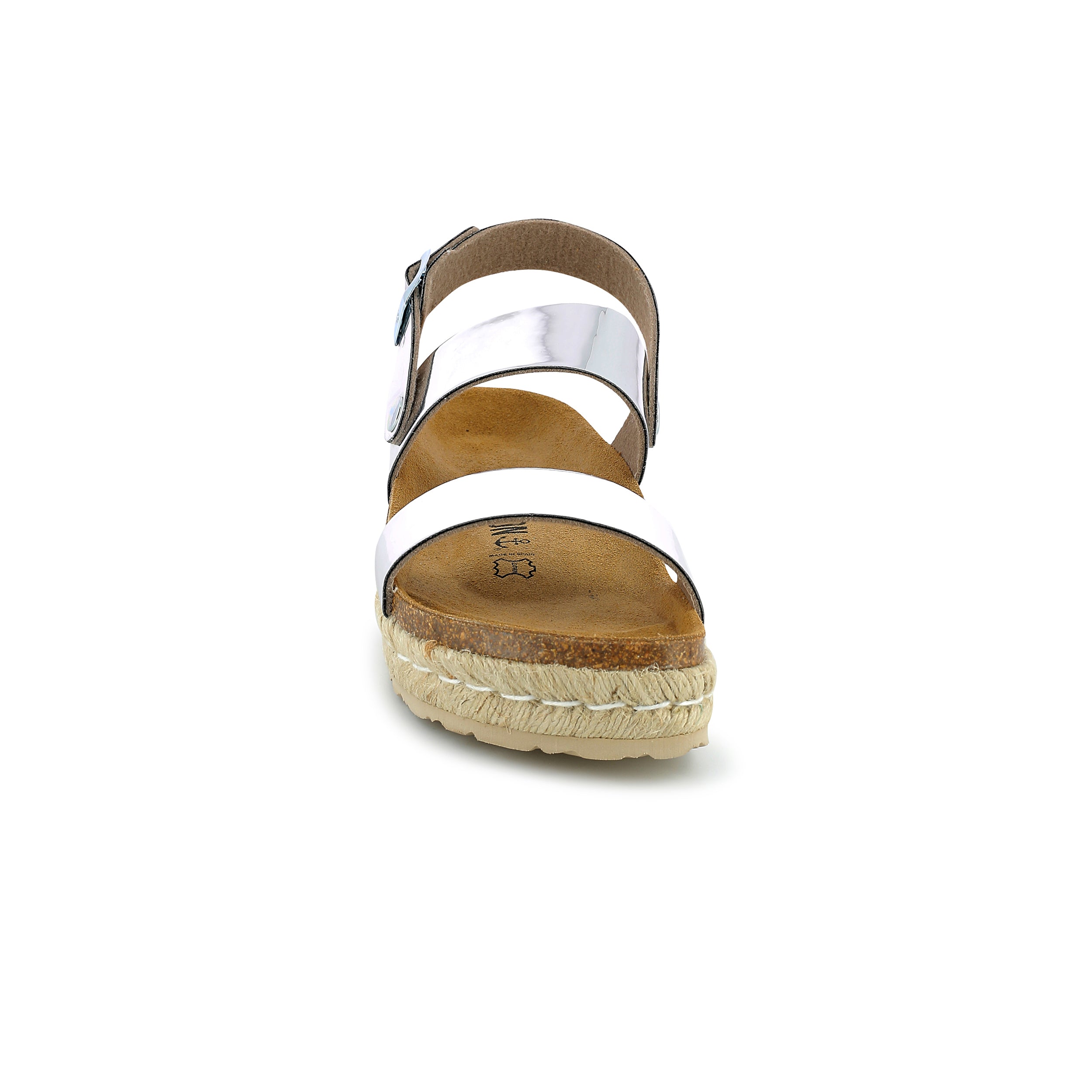 Whyalla Silver Platform Sandals