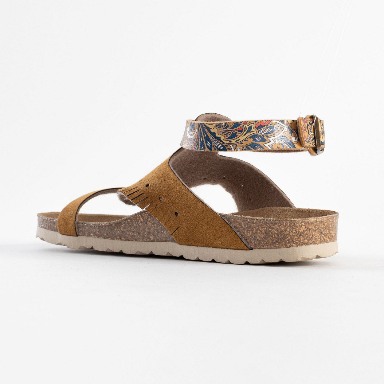 Sandales Morella Tan Et Python Multi-Brides