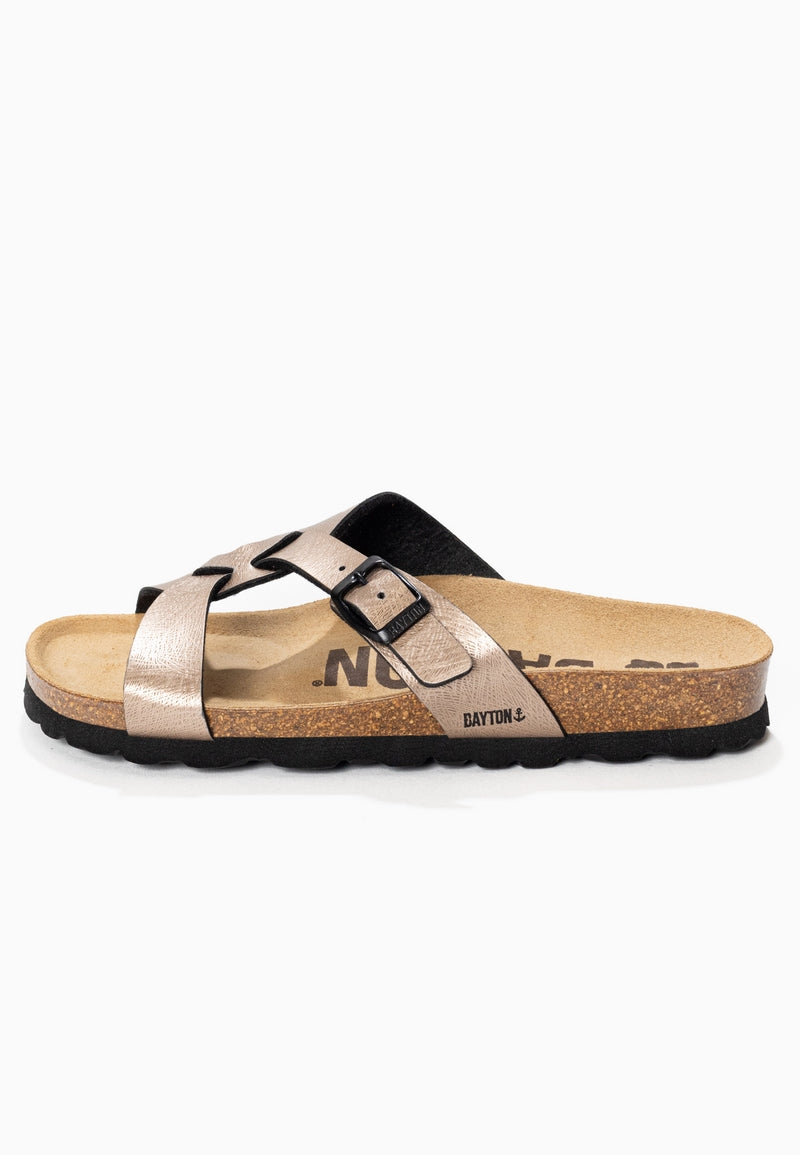 Sebastian Bronze 2 Strap Sandals