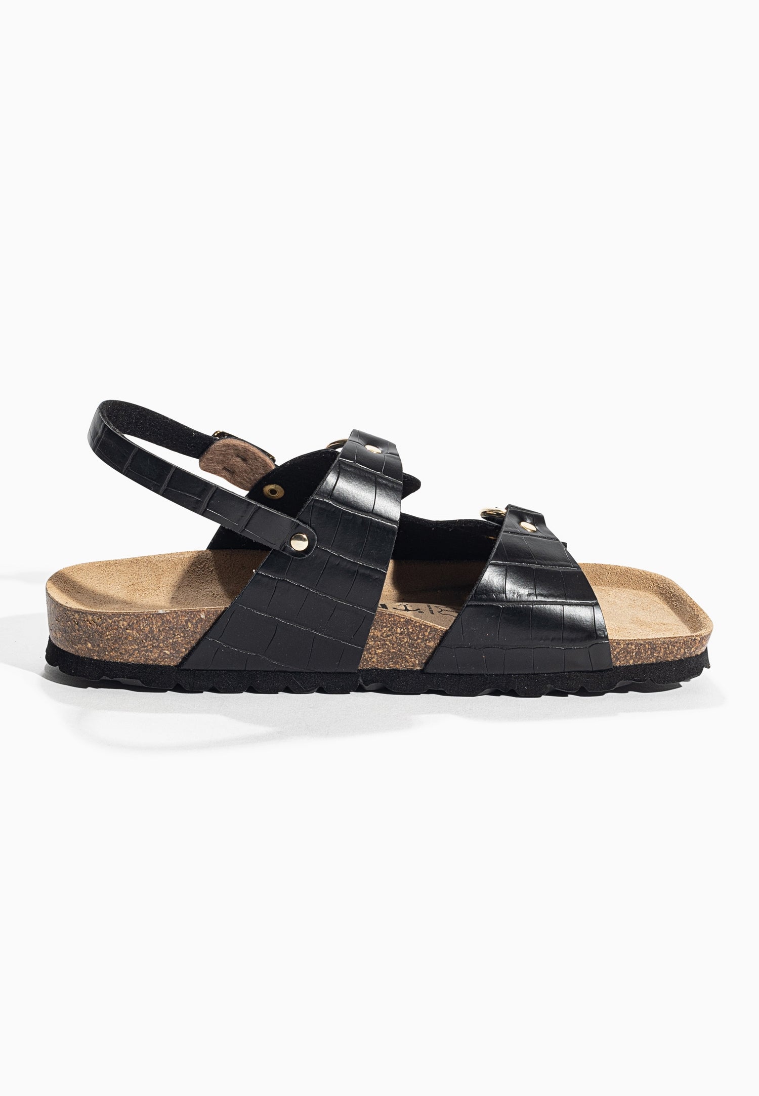 Astral Black Multi-Strap Sandals