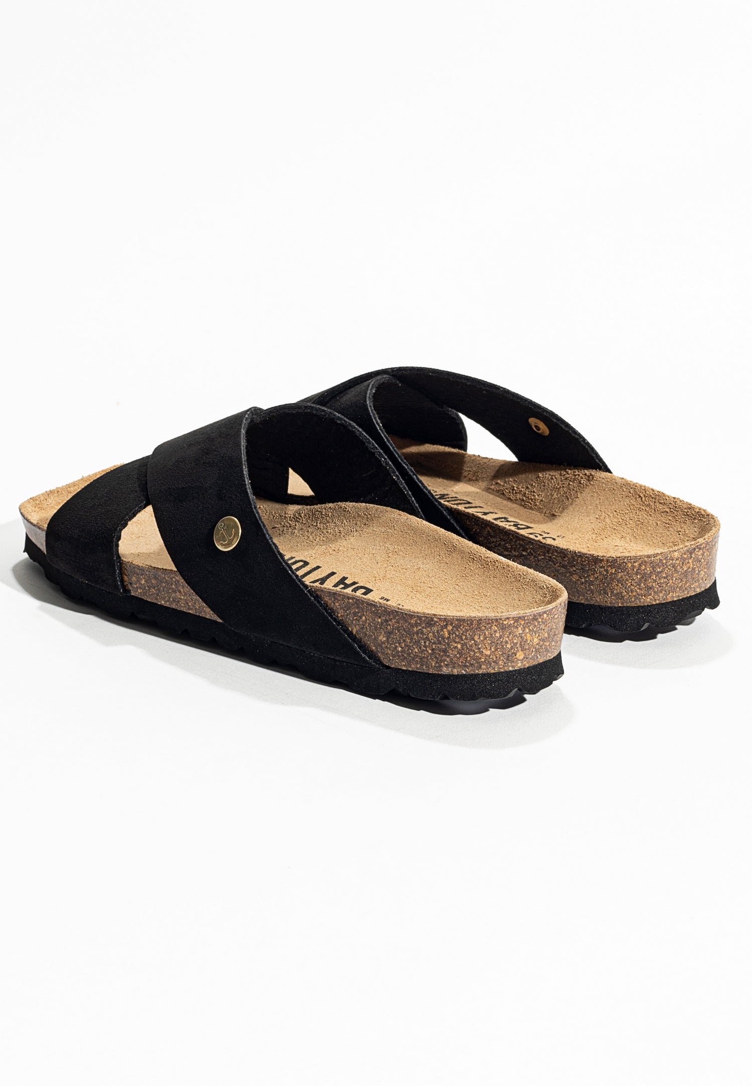 Marta Black 2 Strap Sandals