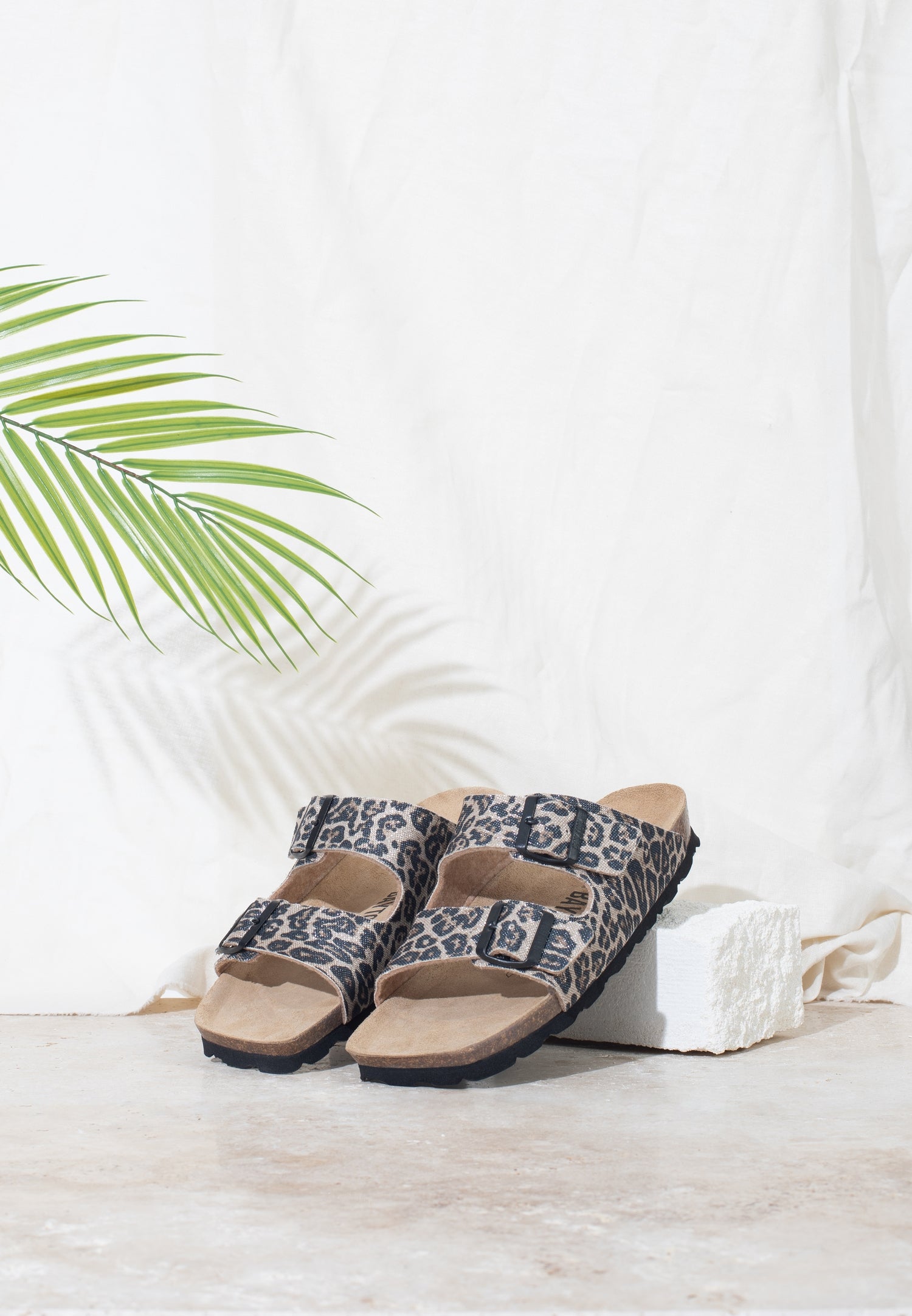 Atlas Leopard 2 Strap Sandals