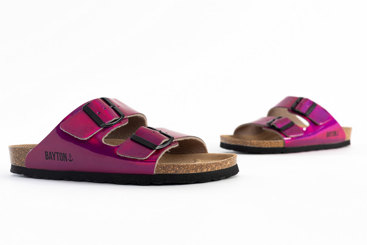 Fuschia Atlas 2 Strap Sandals