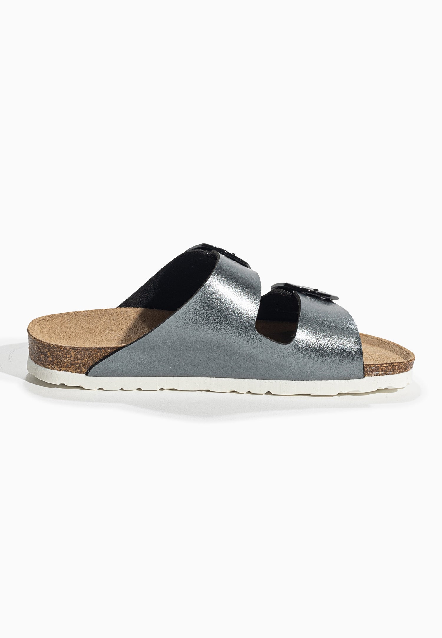 Atlas Pewter 2 Straps Sandals