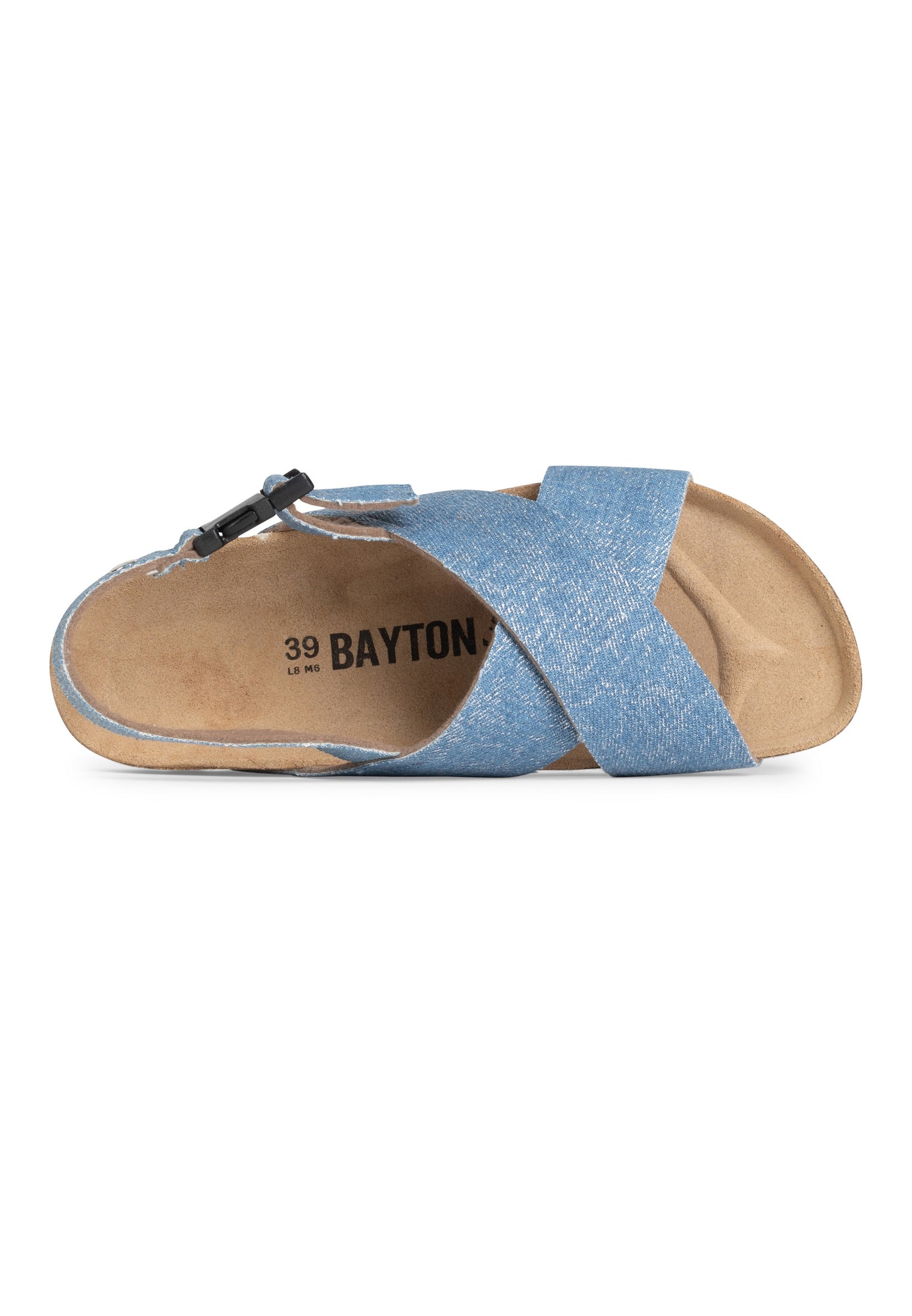 Sanary Denim Multi-Strap Sandals