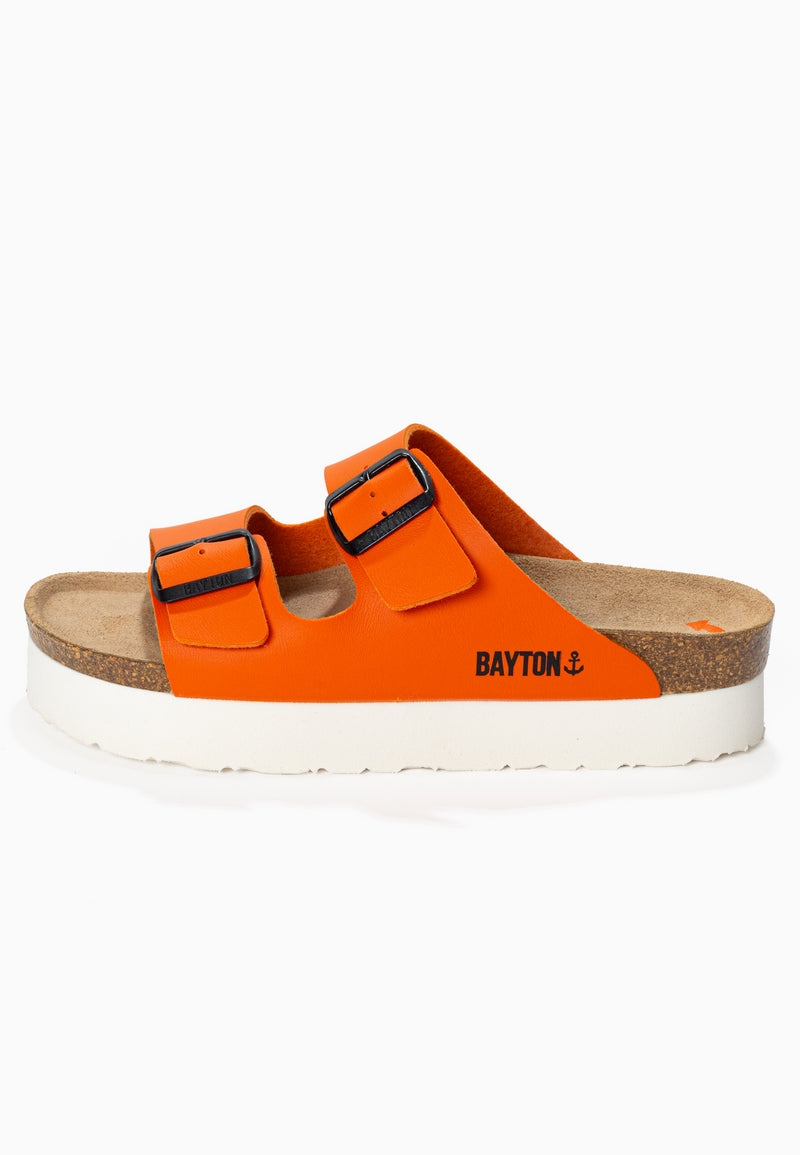 Japet Orange Platform Sandals