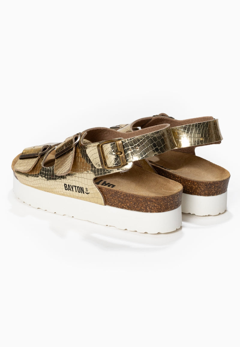 Sandalias Achille Plus Dorado