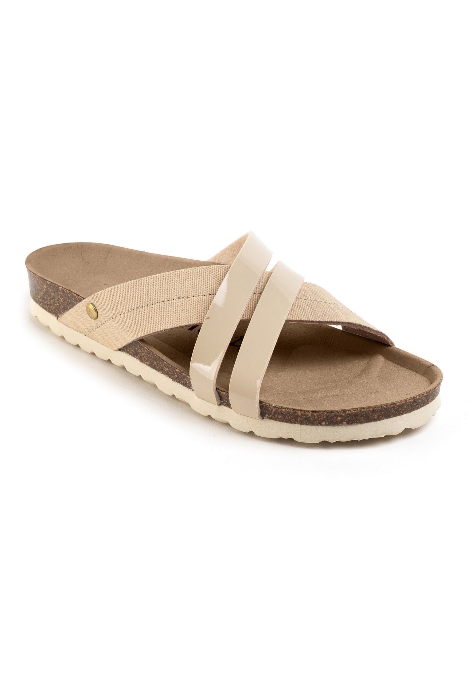 Martigues Beige Multi-Strap Sandals