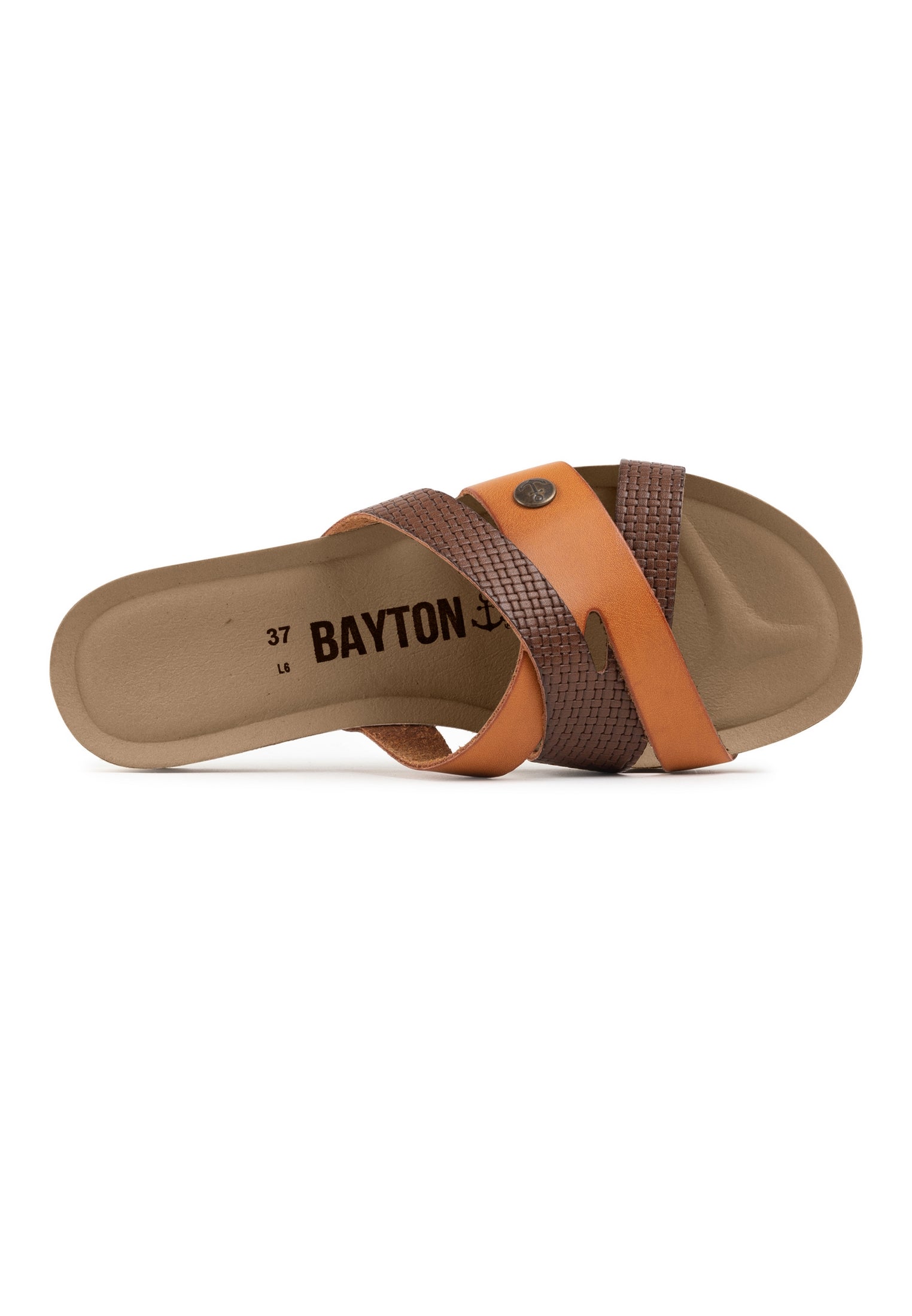 Brown and Camel Samoa Multi-Strap Sandals