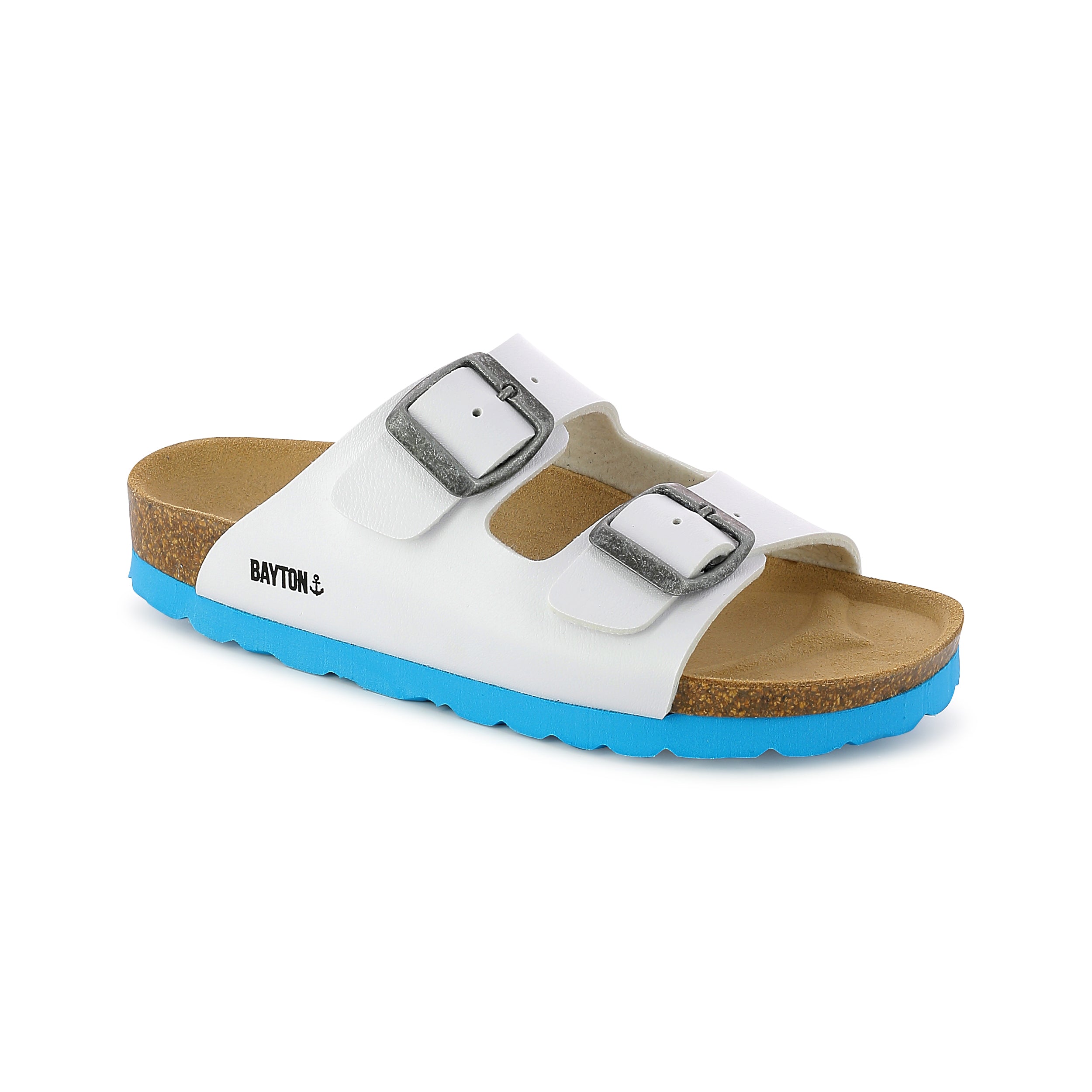 Sandalias Atlas 2 Tiras Blanco