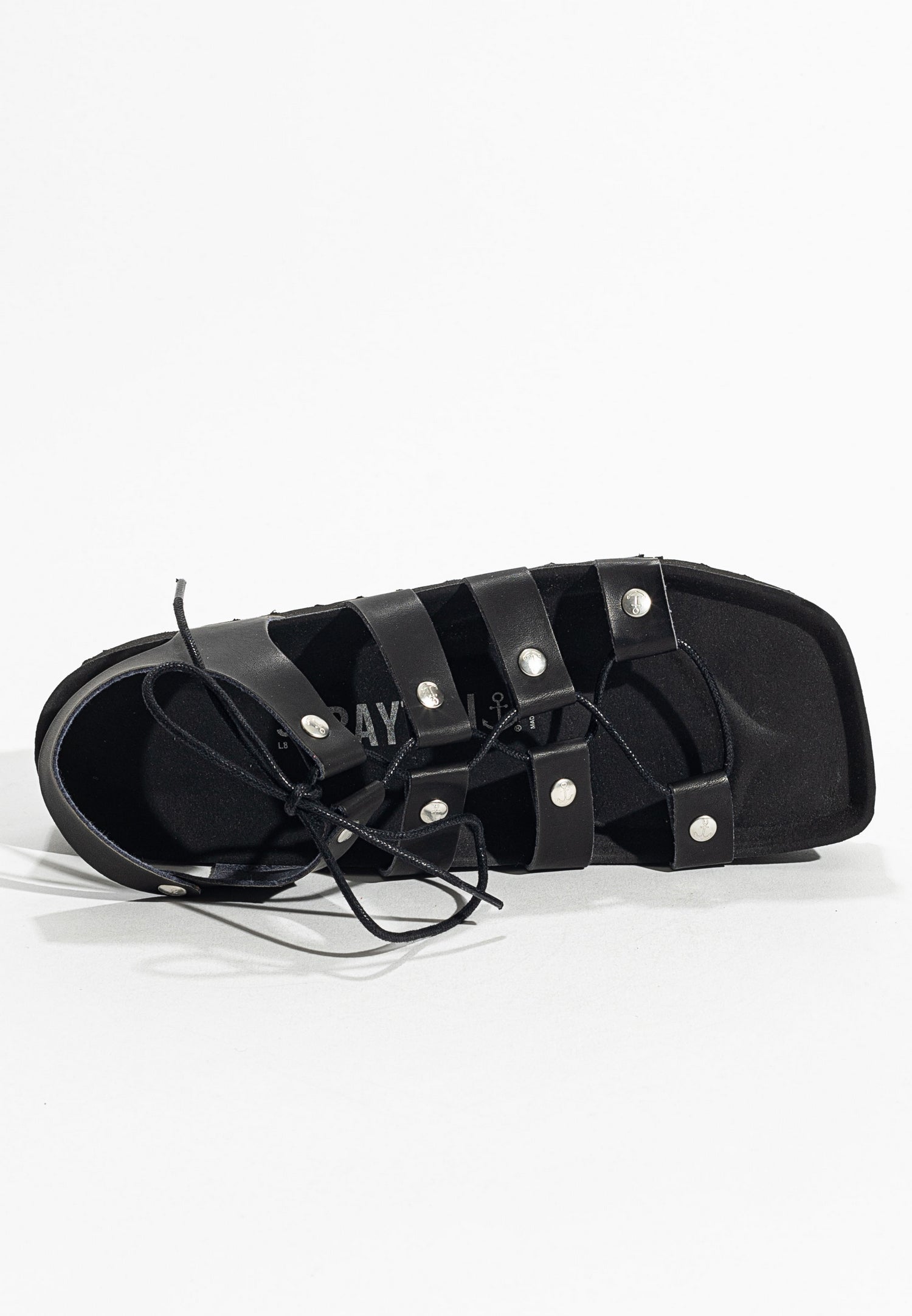 Jaen Black Platform Sandals