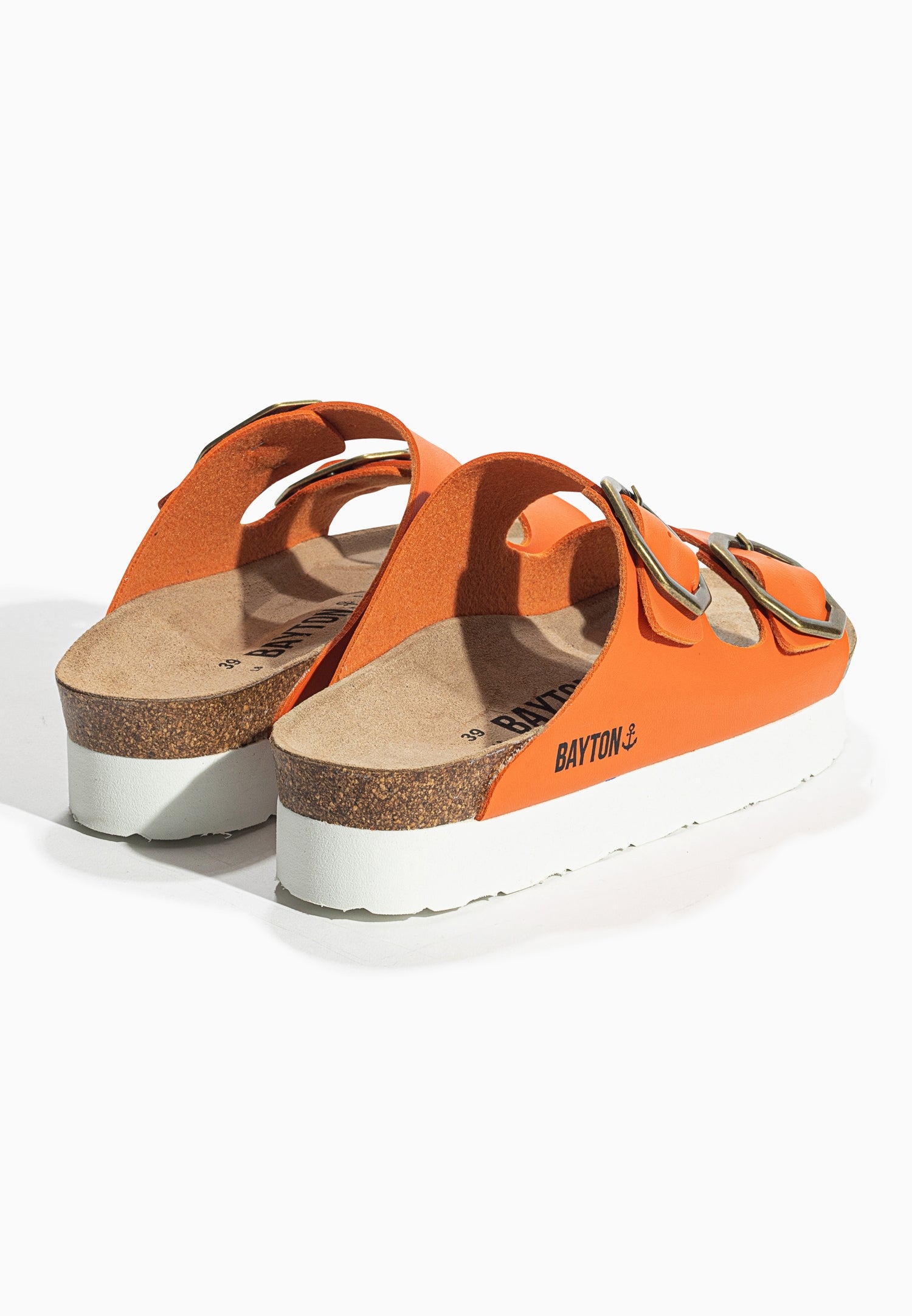 Japet Orange Platform Sandals