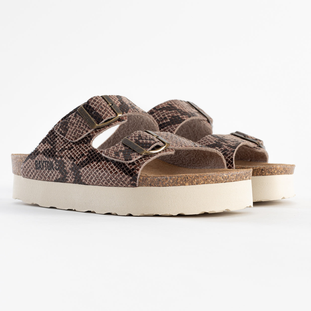 Japet Brown Platform Sandals