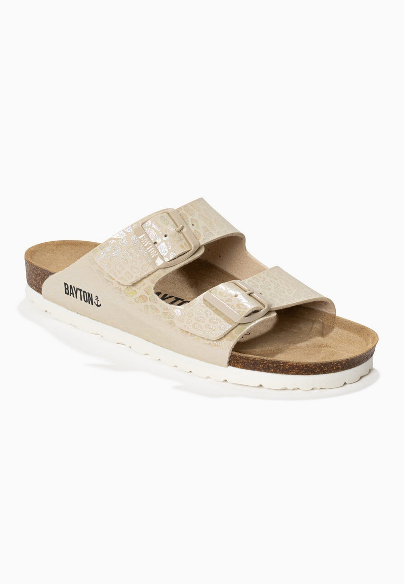 Sandales 2 Brides Atlas Beige