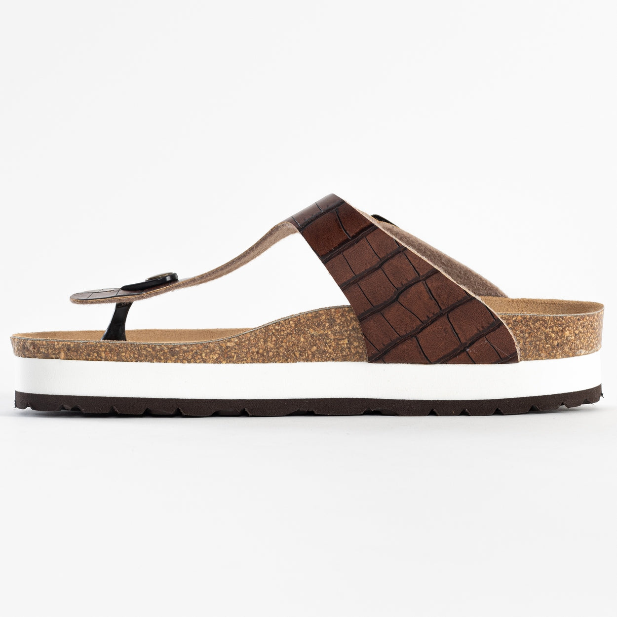 Asturias Camel Platform Sandals