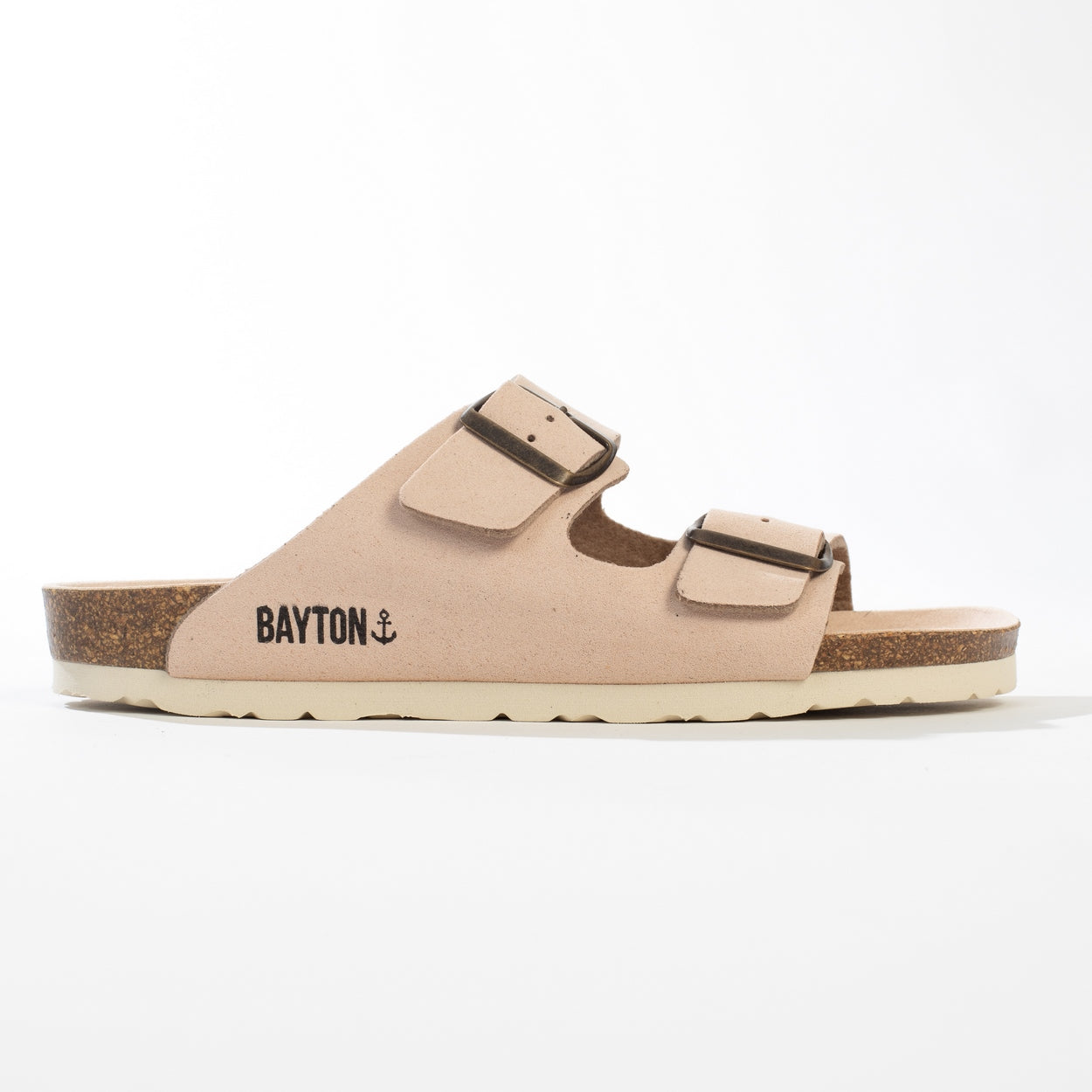 Sandalias Atlas 2 Tiras Rosa Claro