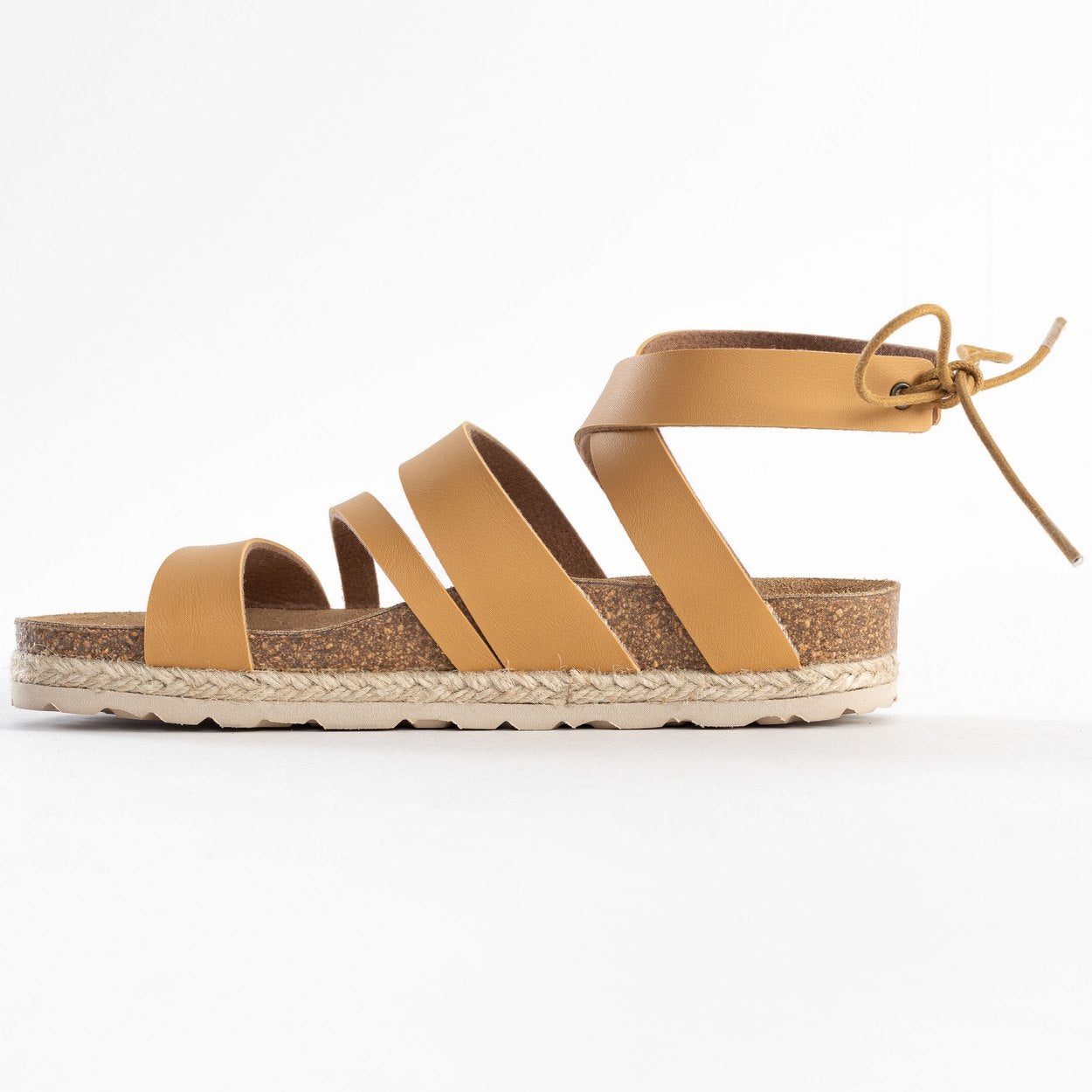 Braltar Camel Multi-Strap Sandals