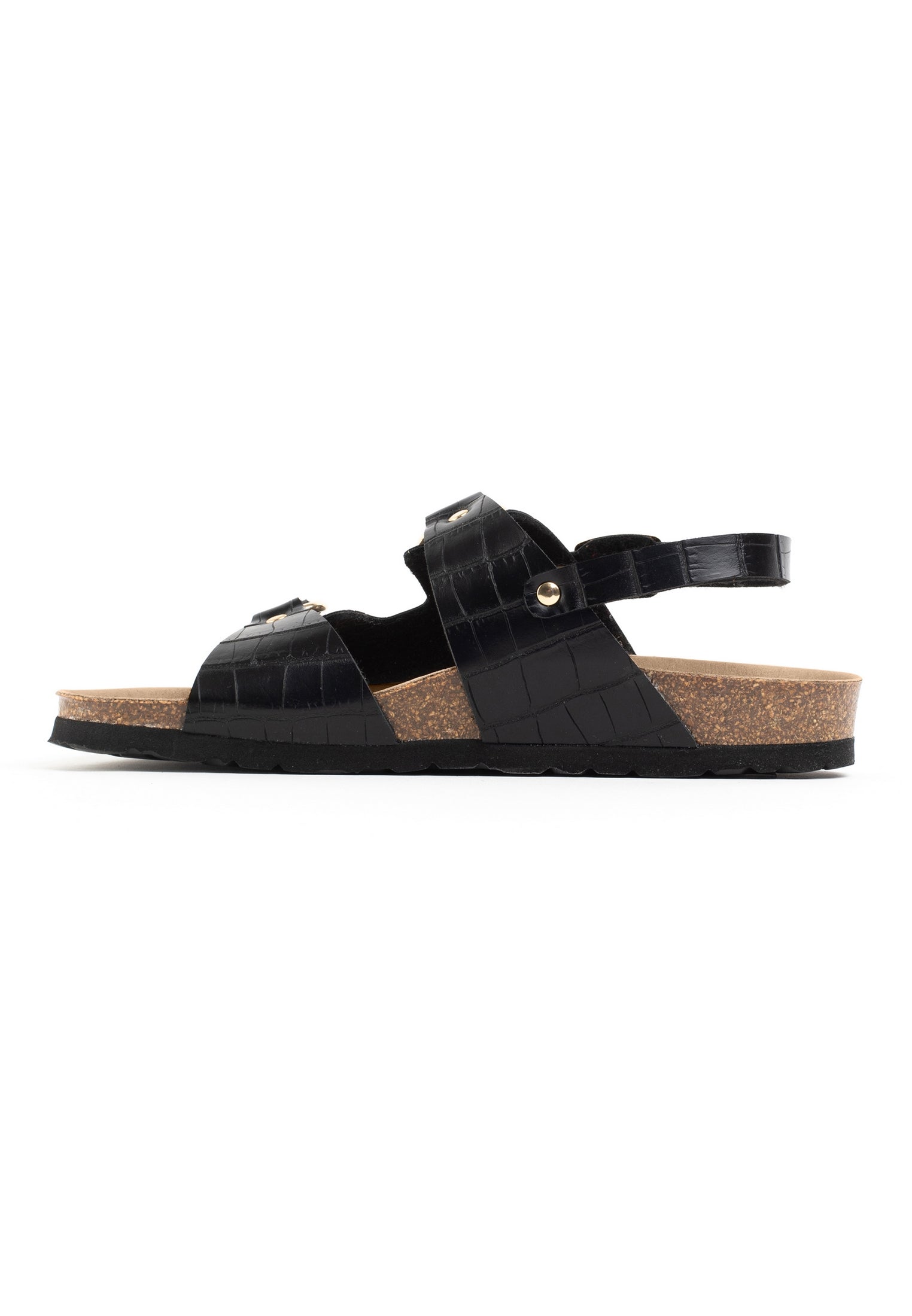 Astral Black Multi-Strap Sandals