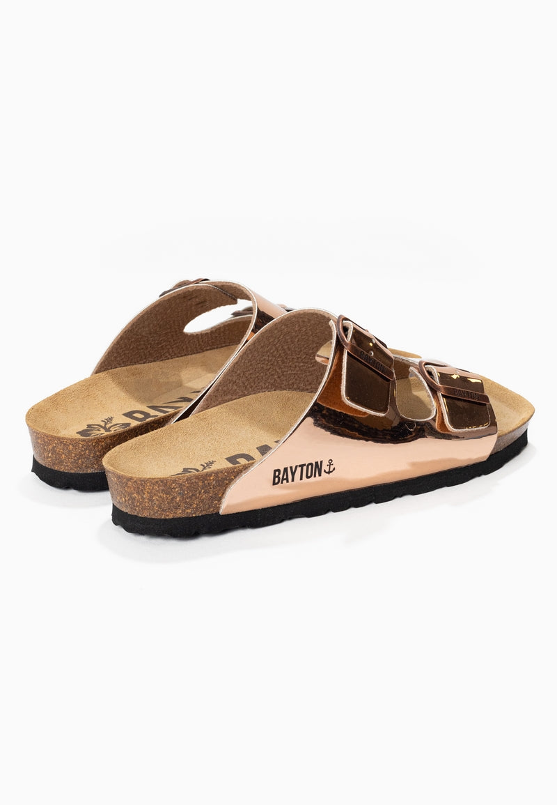 Sandales 2 Brides Atlas Rose Gold