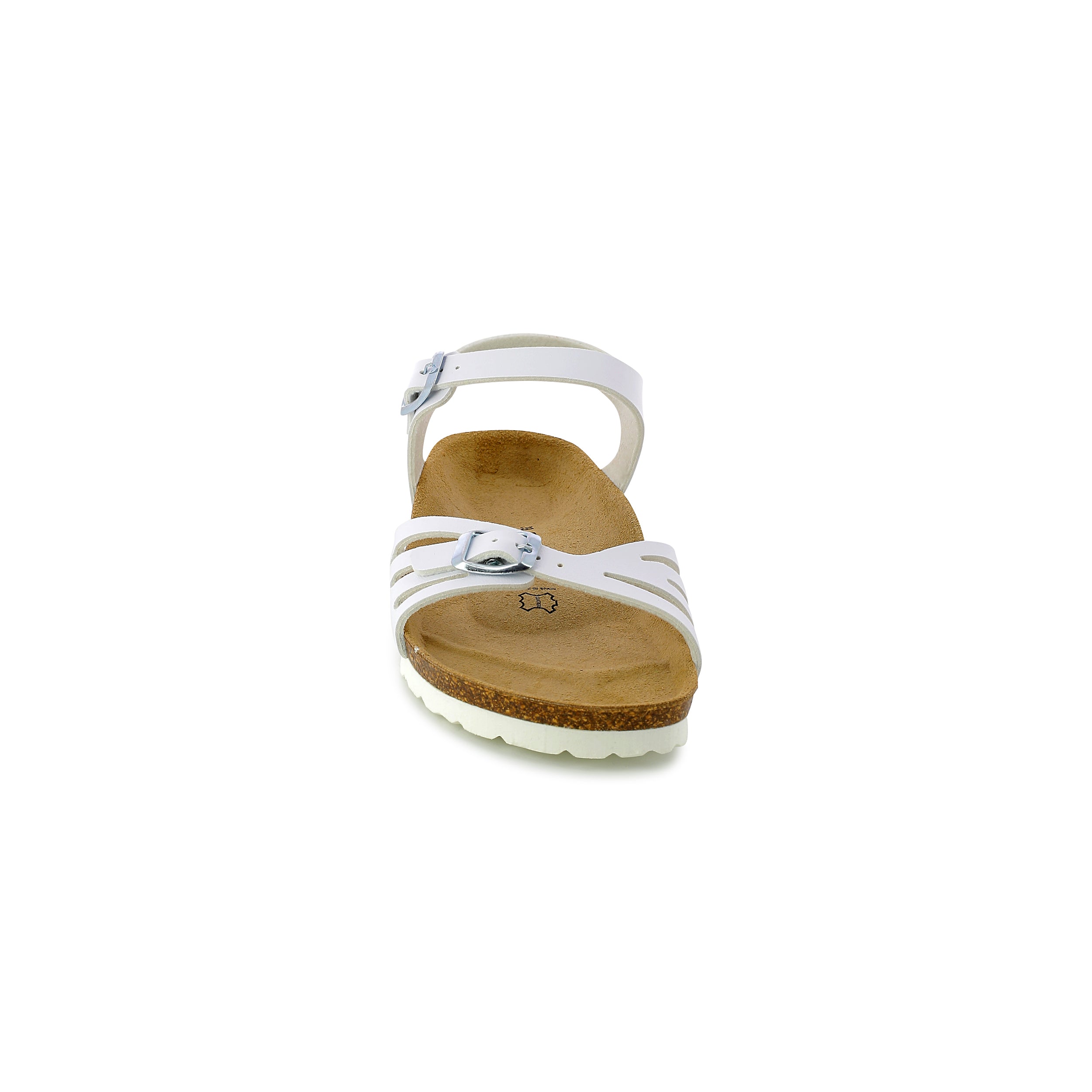 Eos White Multi-Strap Sandals