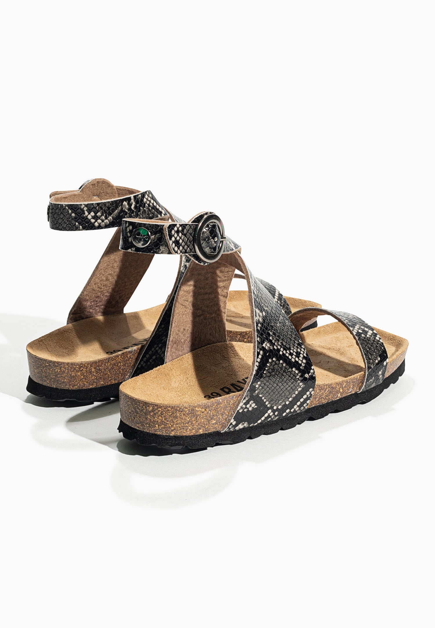 Goelette Python Multi-Strap Sandals