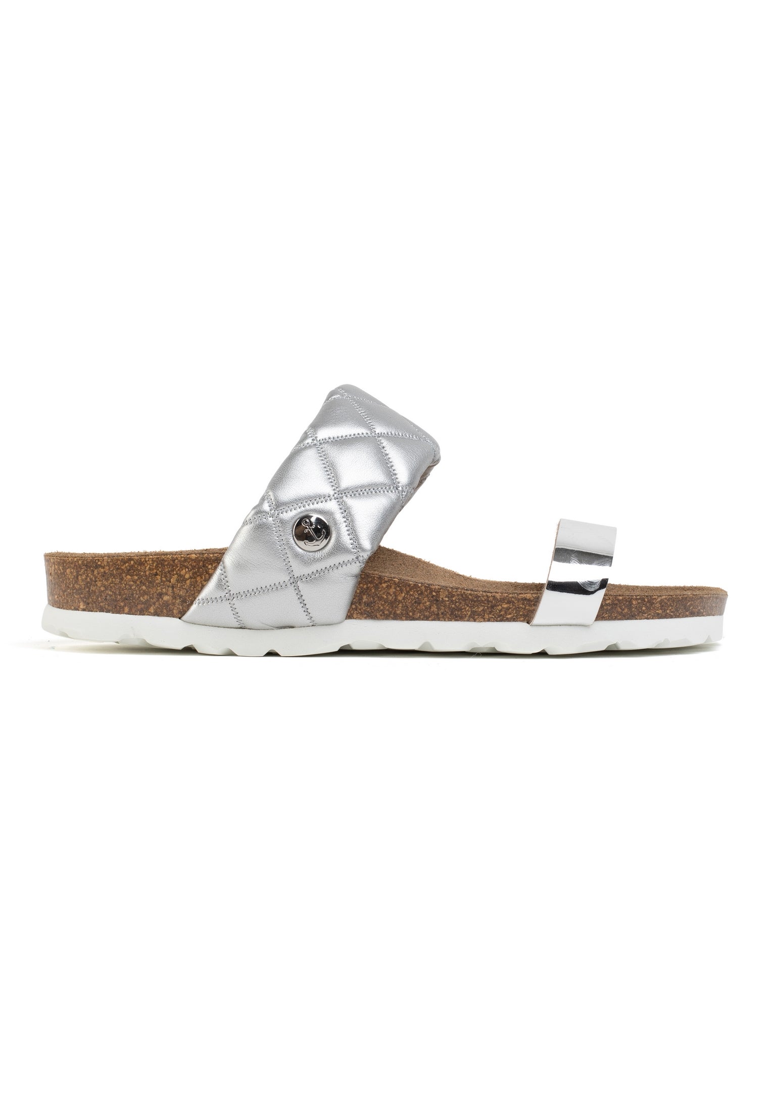 Manosque Silver Multi-Strap Sandals