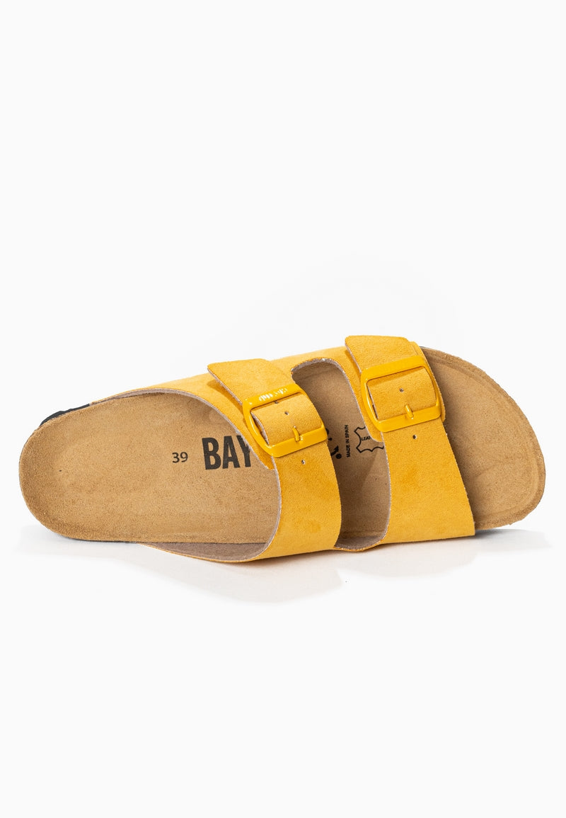 Atlas Yellow 2 Strap Sandals