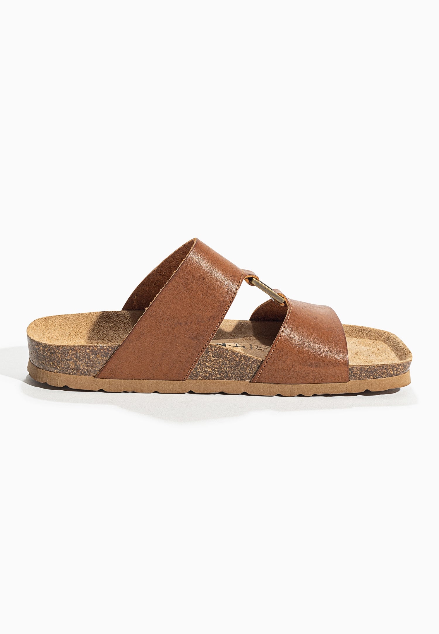 Sandales 2 Brides Navia Camel