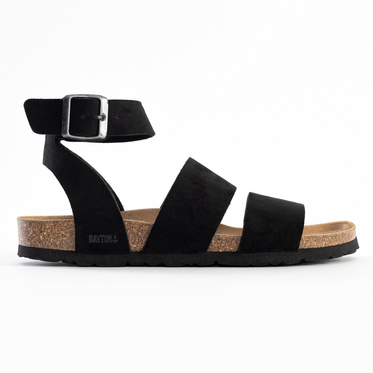 Soria Black Multi-Strap Sandals