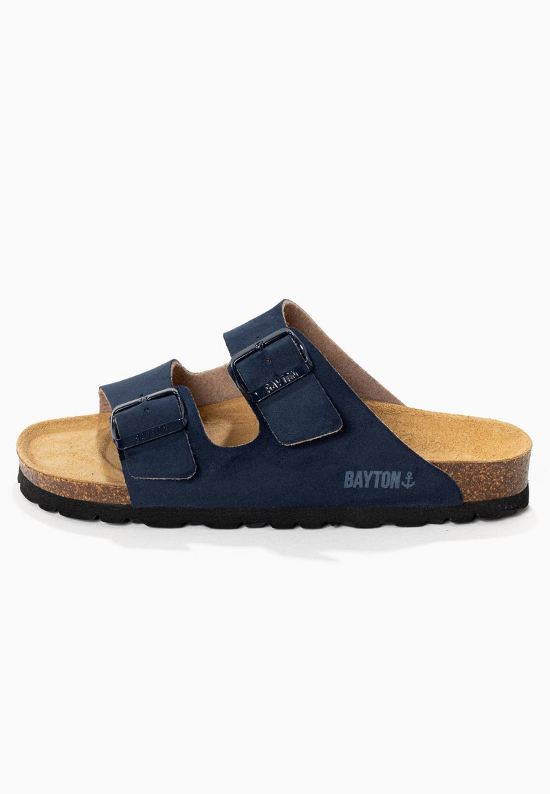 Sandales 2 Brides Atlas Bleu Marine