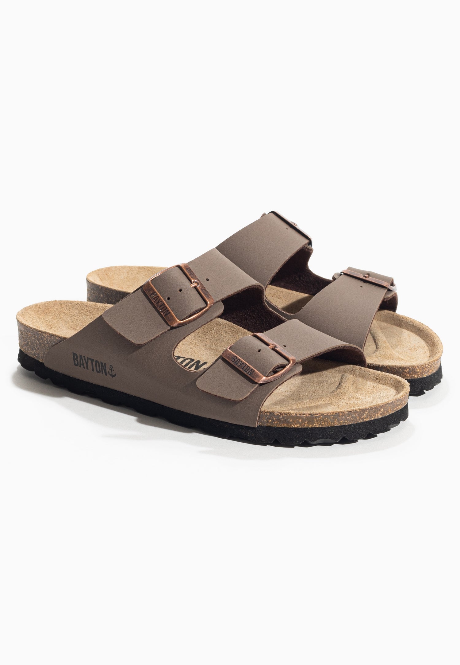 Sandales 2 Brides Baltic Marron