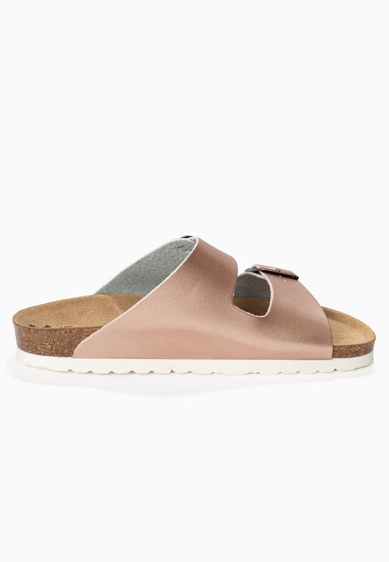 Sandalias Atlas en oro rosa