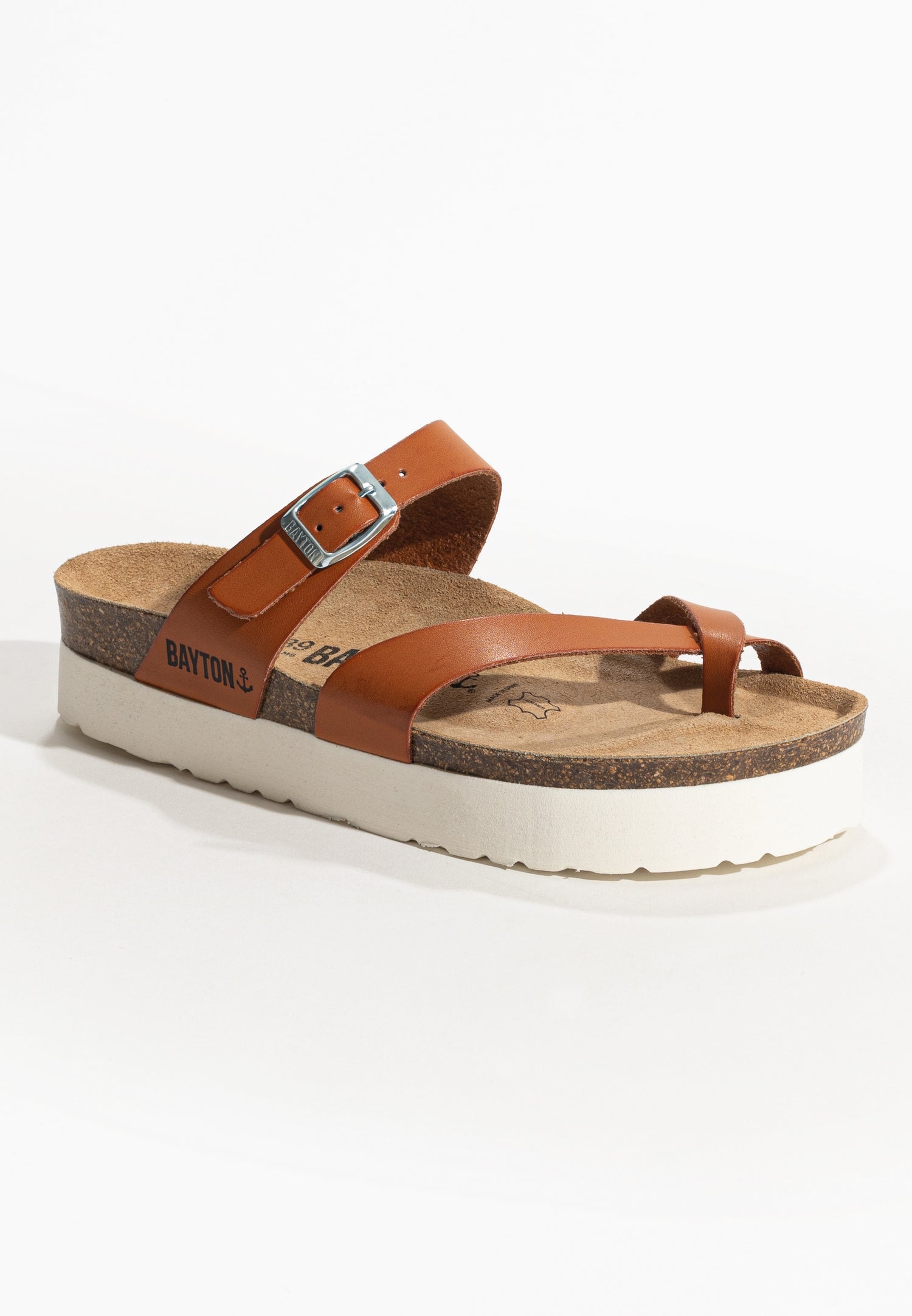 Cintra Camel Platform Sandals