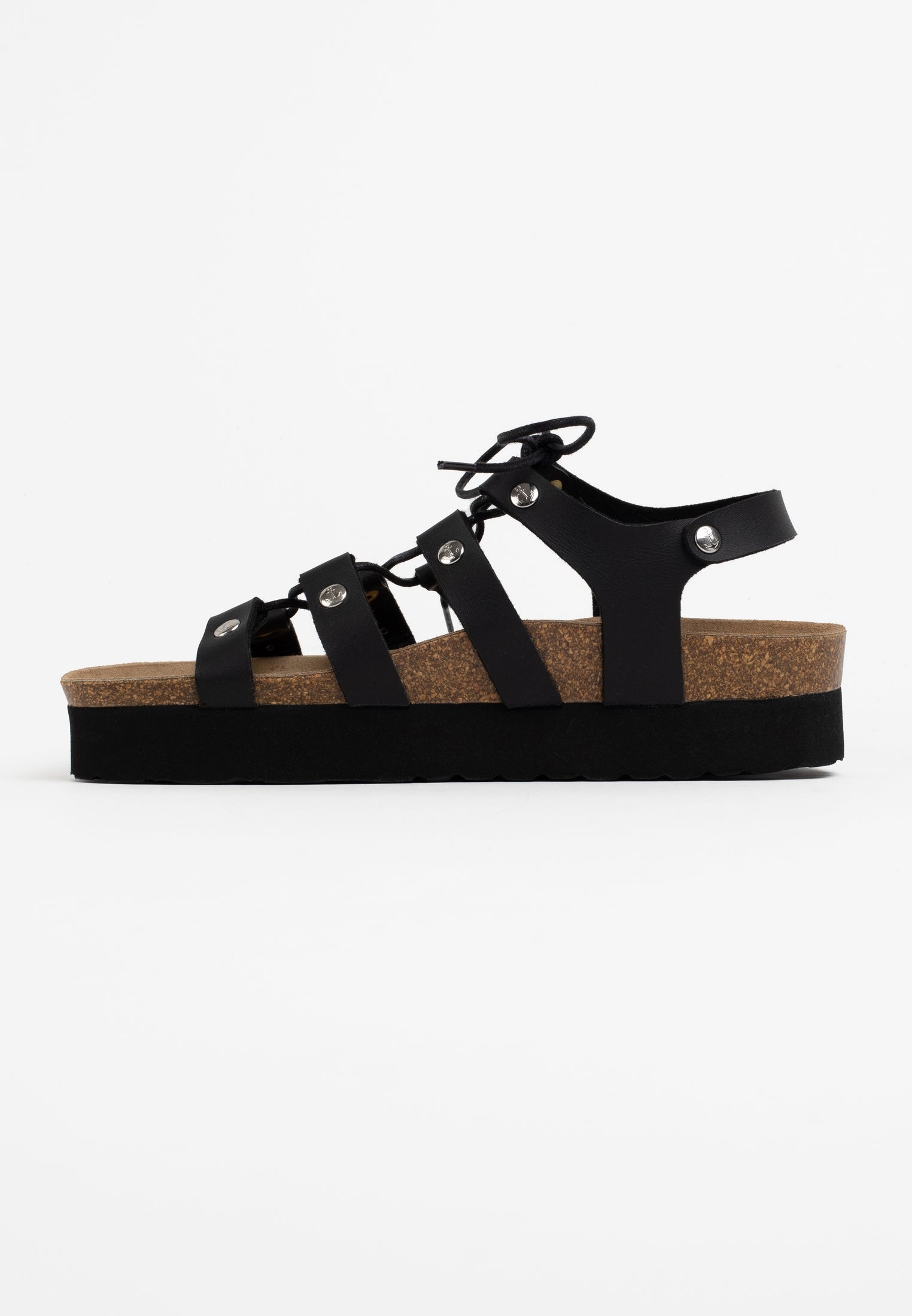 Sandalias Jaenelle Multitiras Negro