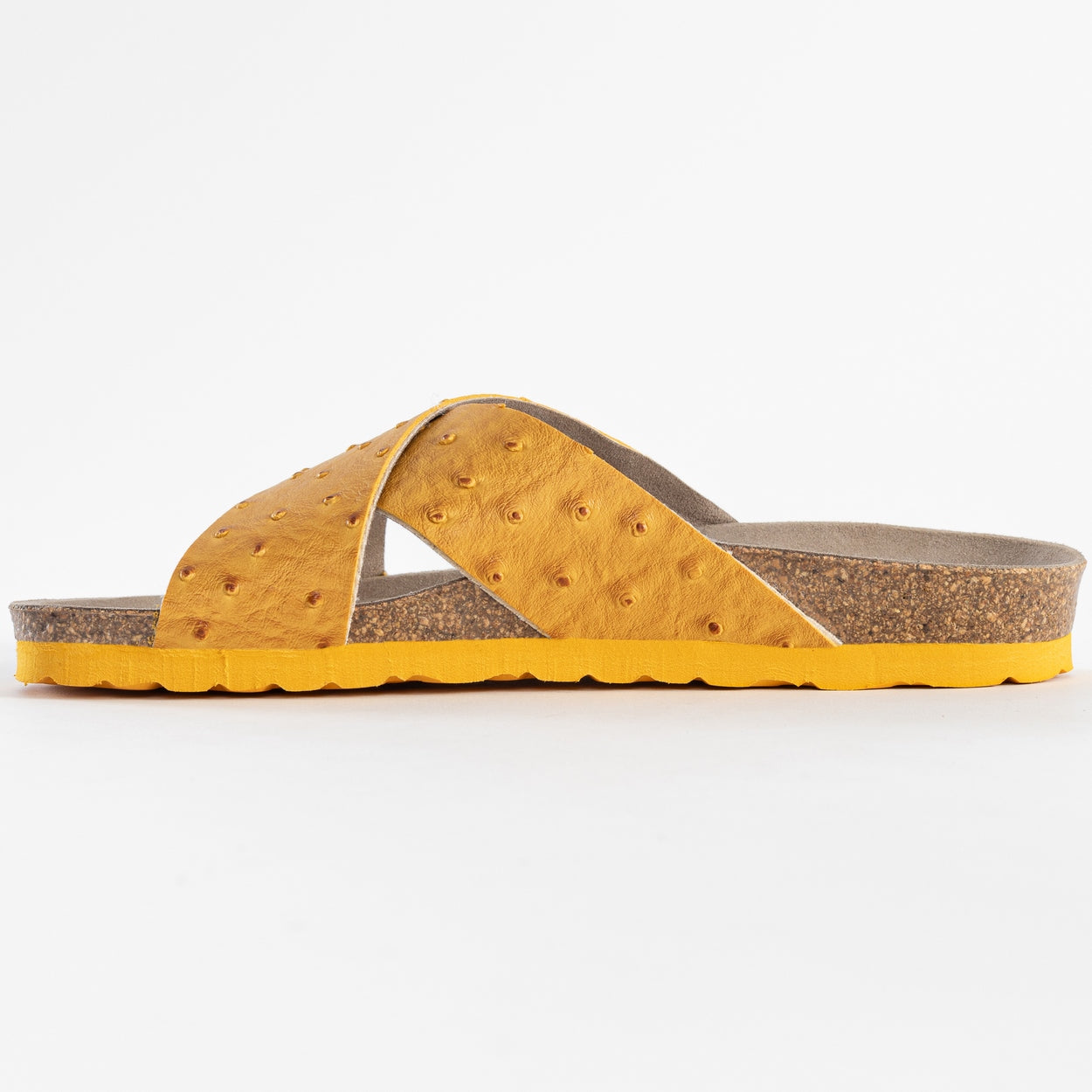 Elche Orange 2 Strap Sandals