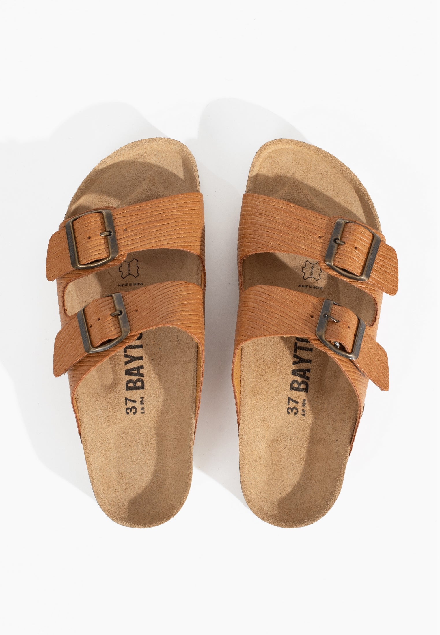 Atlas Tan 2 Strap Sandals