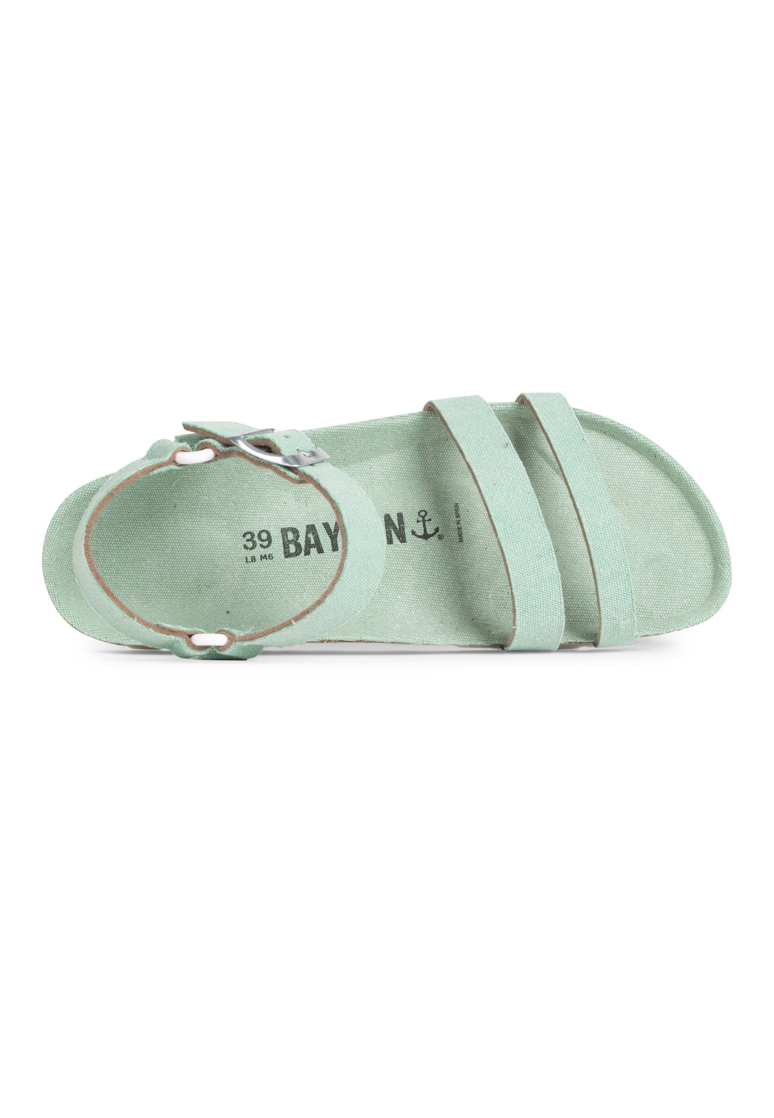 Sparco Pastel Green Multi-Strap Sandals