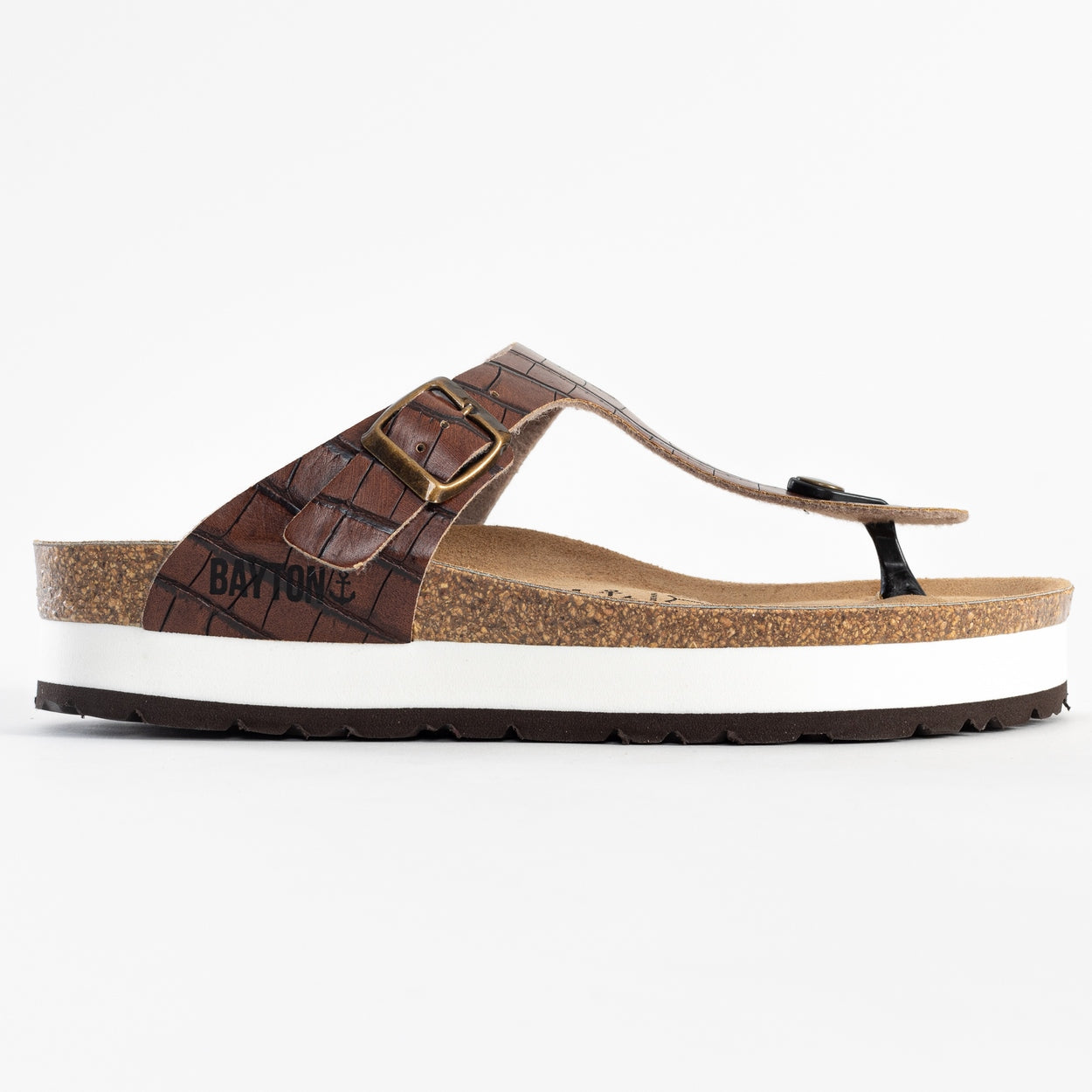 Asturias Camel Platform Sandals