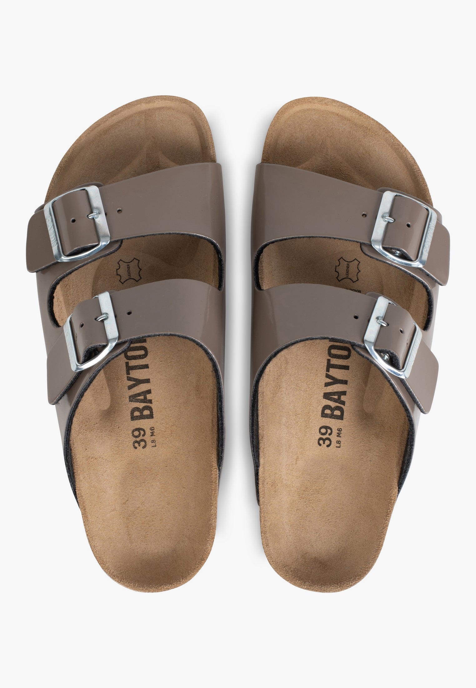 Atlas Grey 2 Strap Sandals