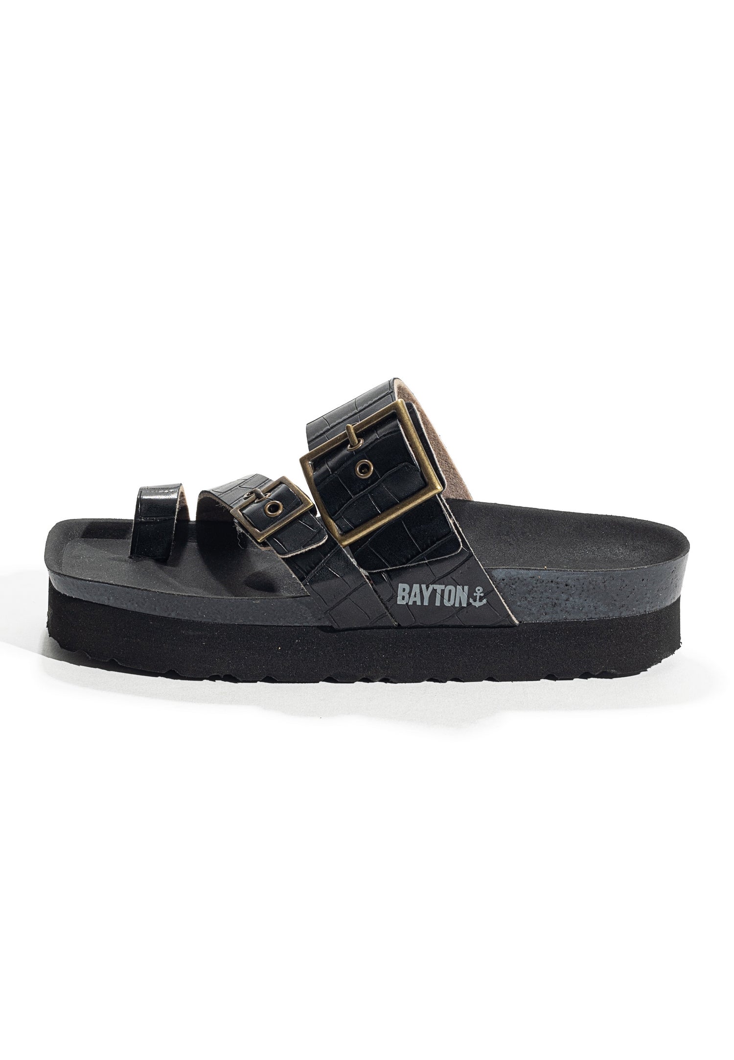 Castel Black Platform Sandals