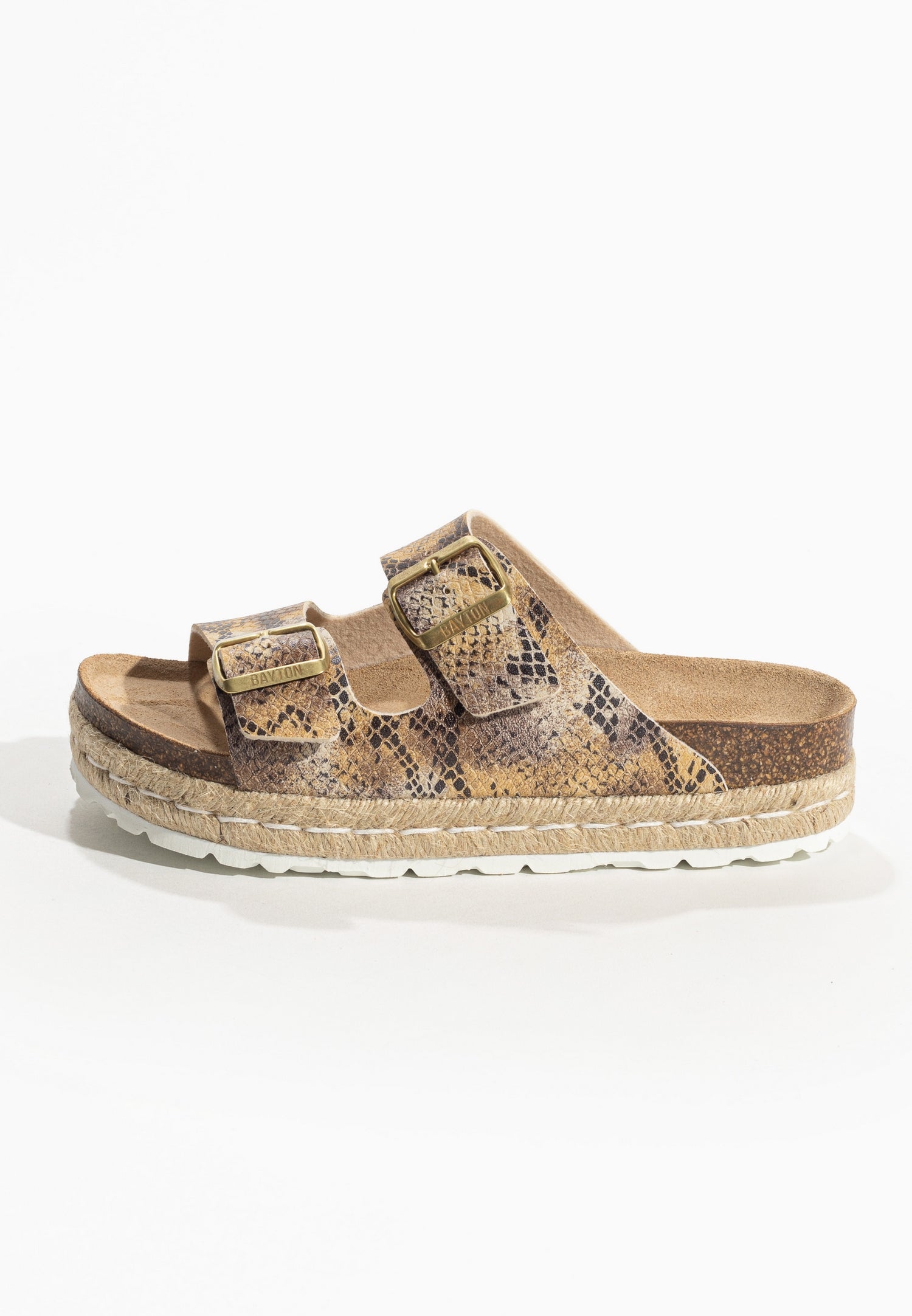 Olympe Python Platform Sandals