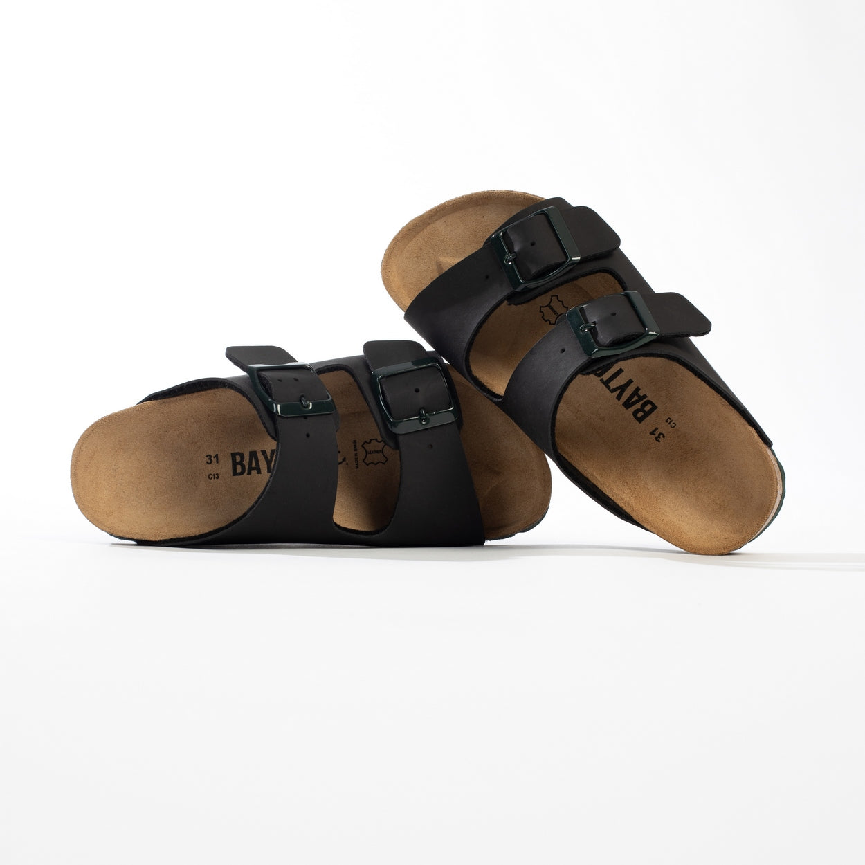 Atlas 2 Strap Sandals Black