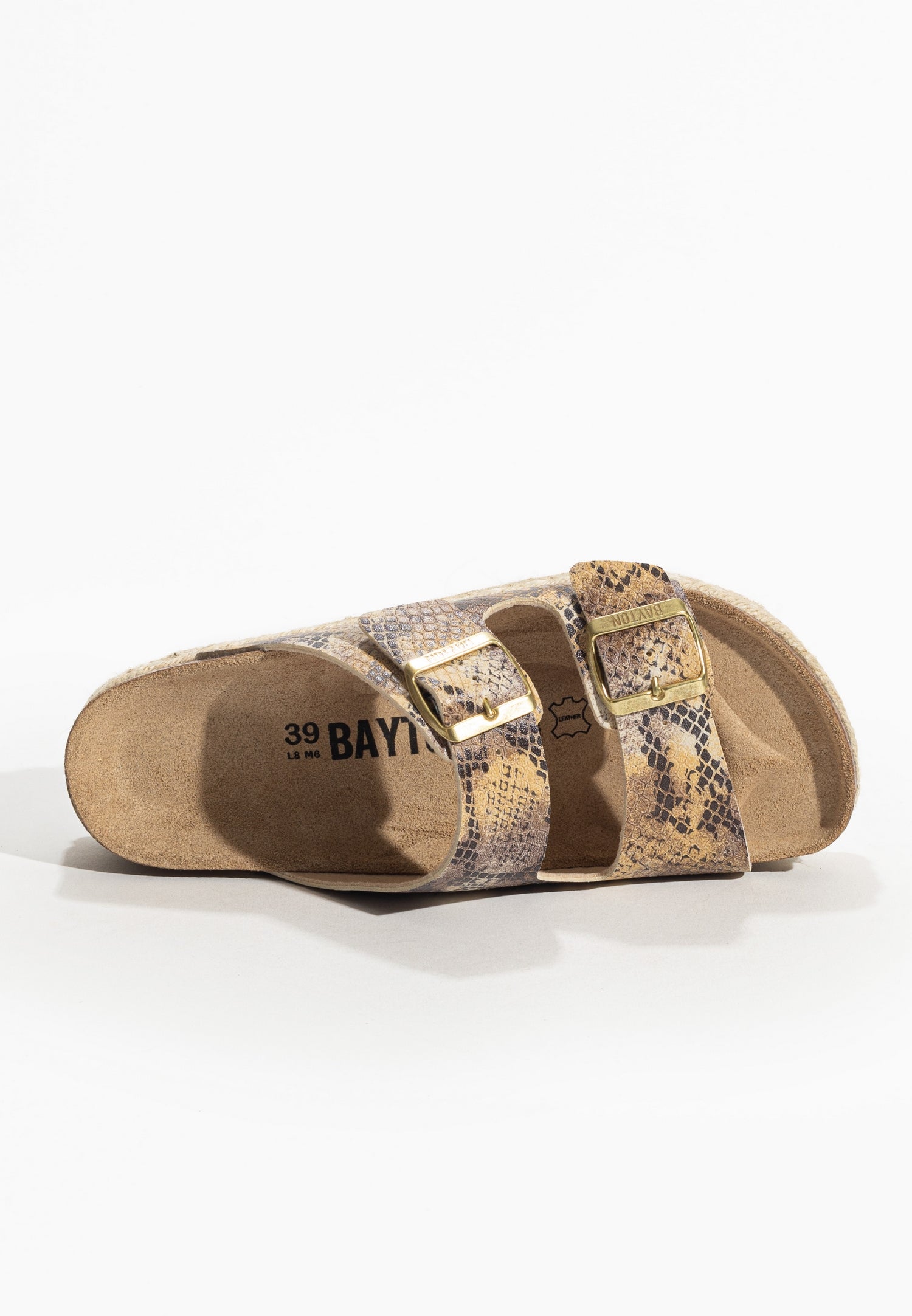 Olympe Python Platform Sandals