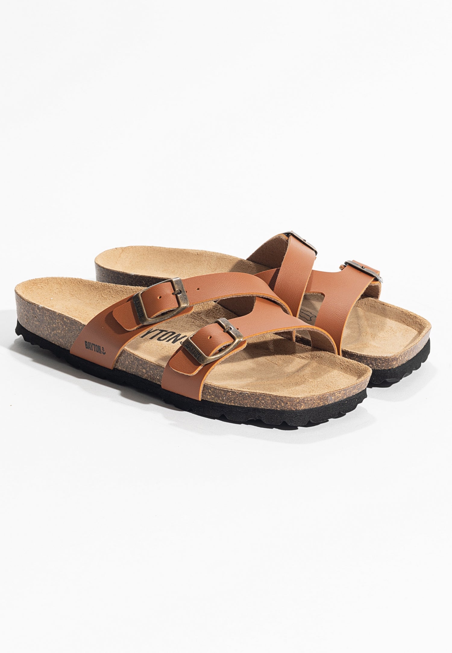 Cleo Camel 2 Strap Sandals