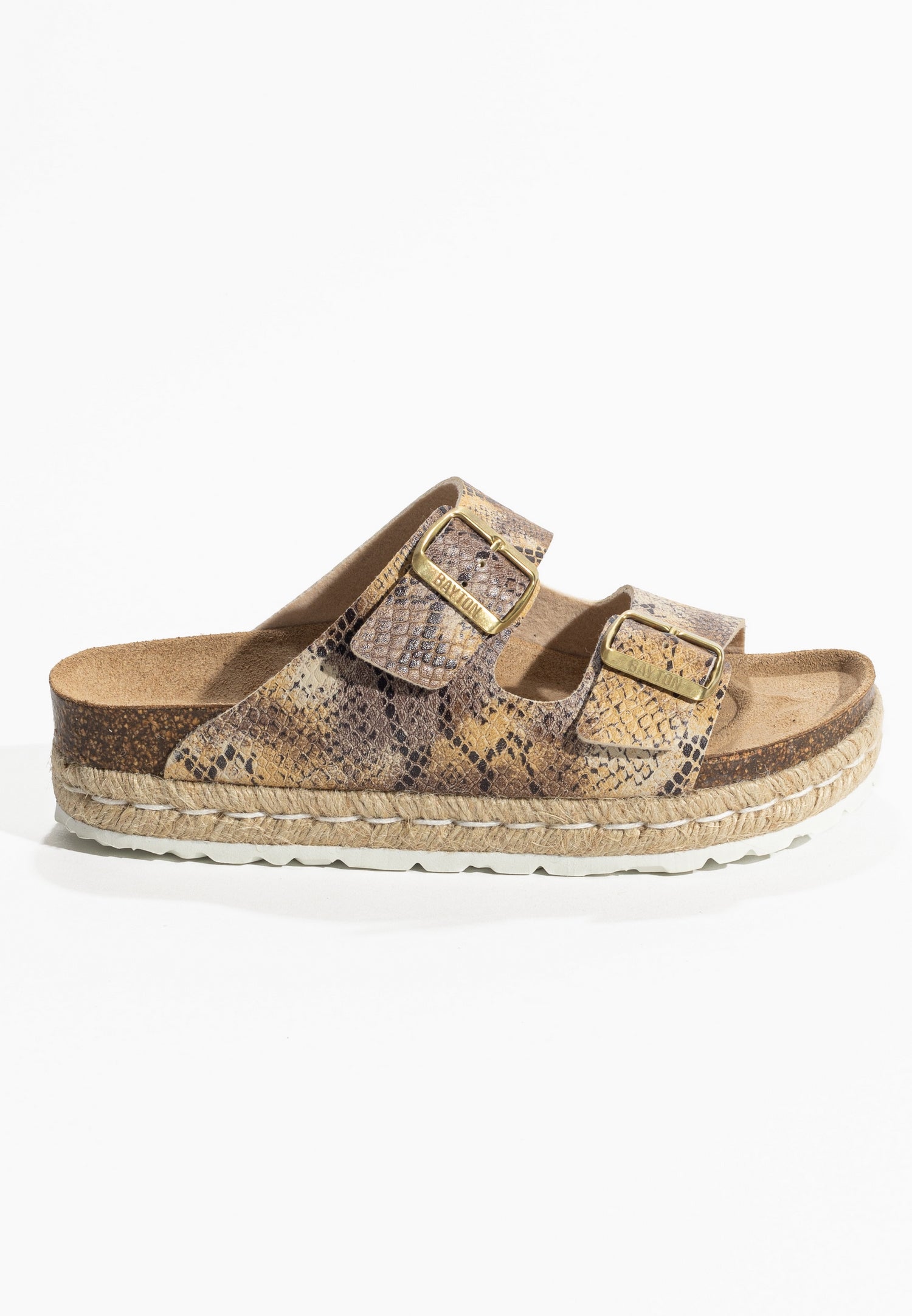 Olympe Python Platform Sandals