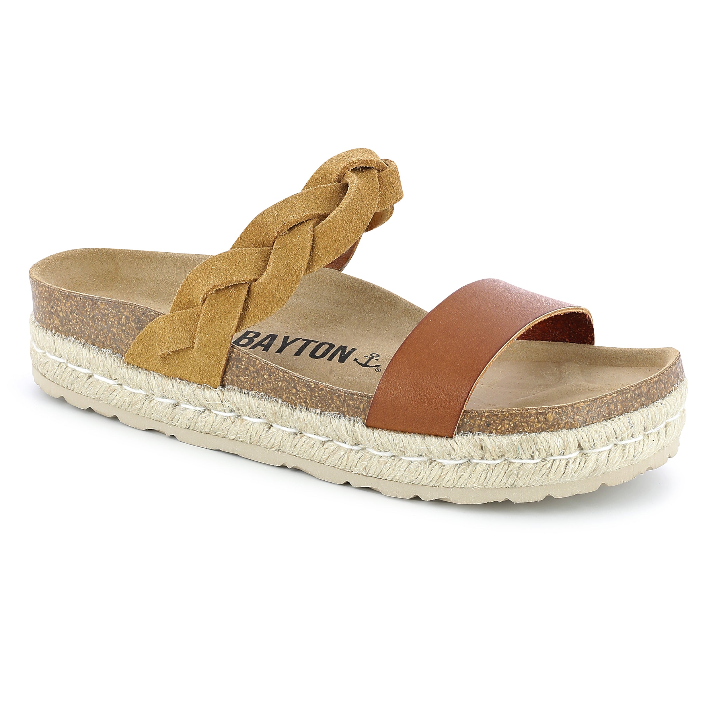 Sandalias Clarence Plataforma Bronceado