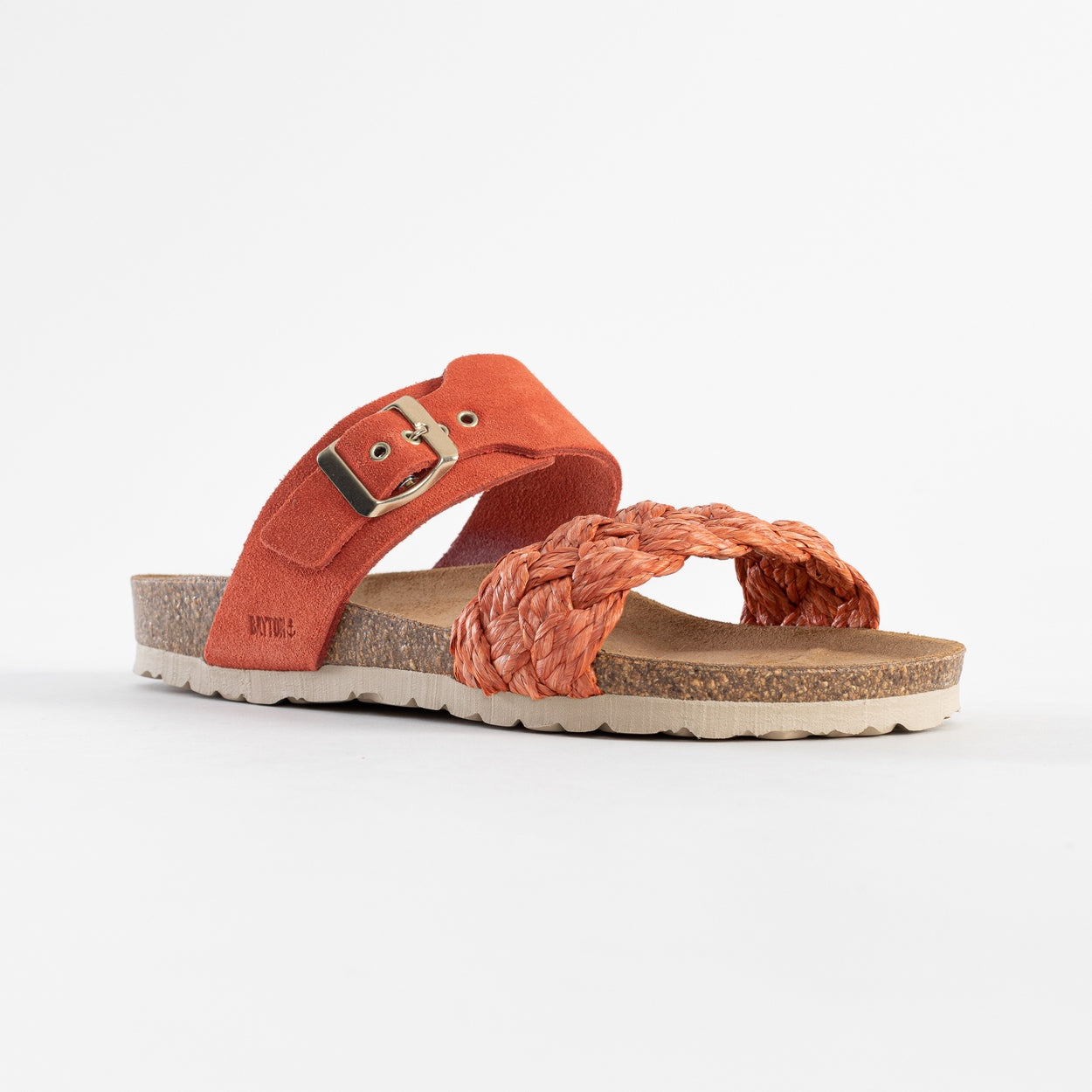 Sandalias Carina 2 Tiras Coral