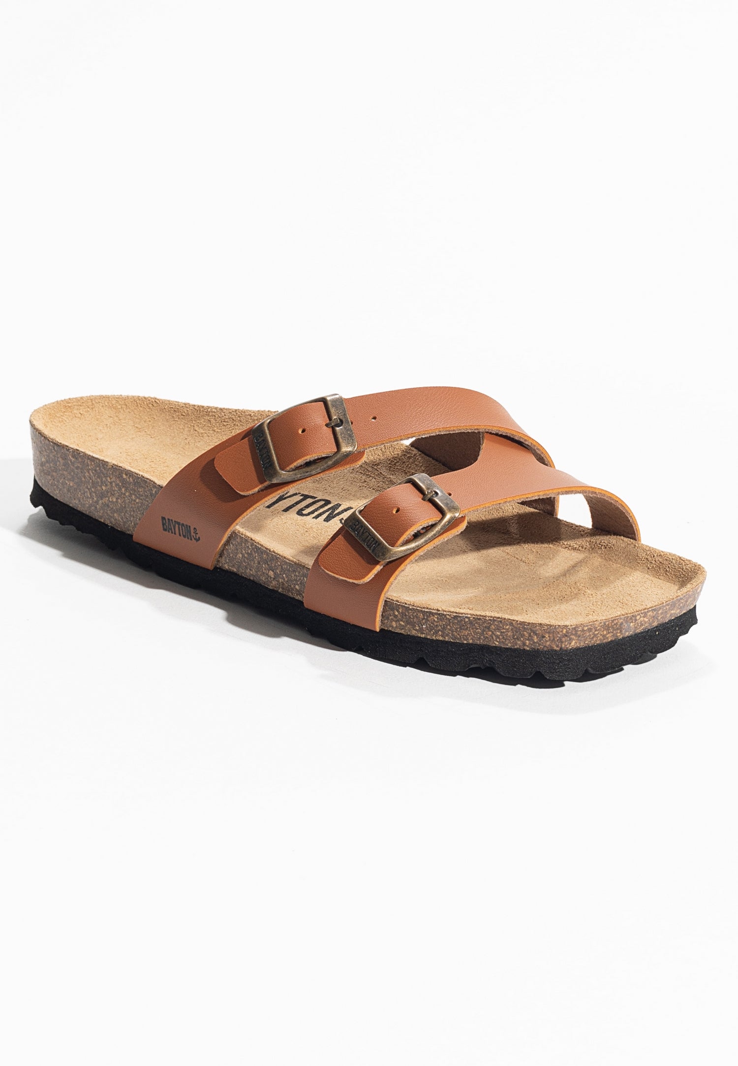 Sandales 2 Brides Cleo Camel