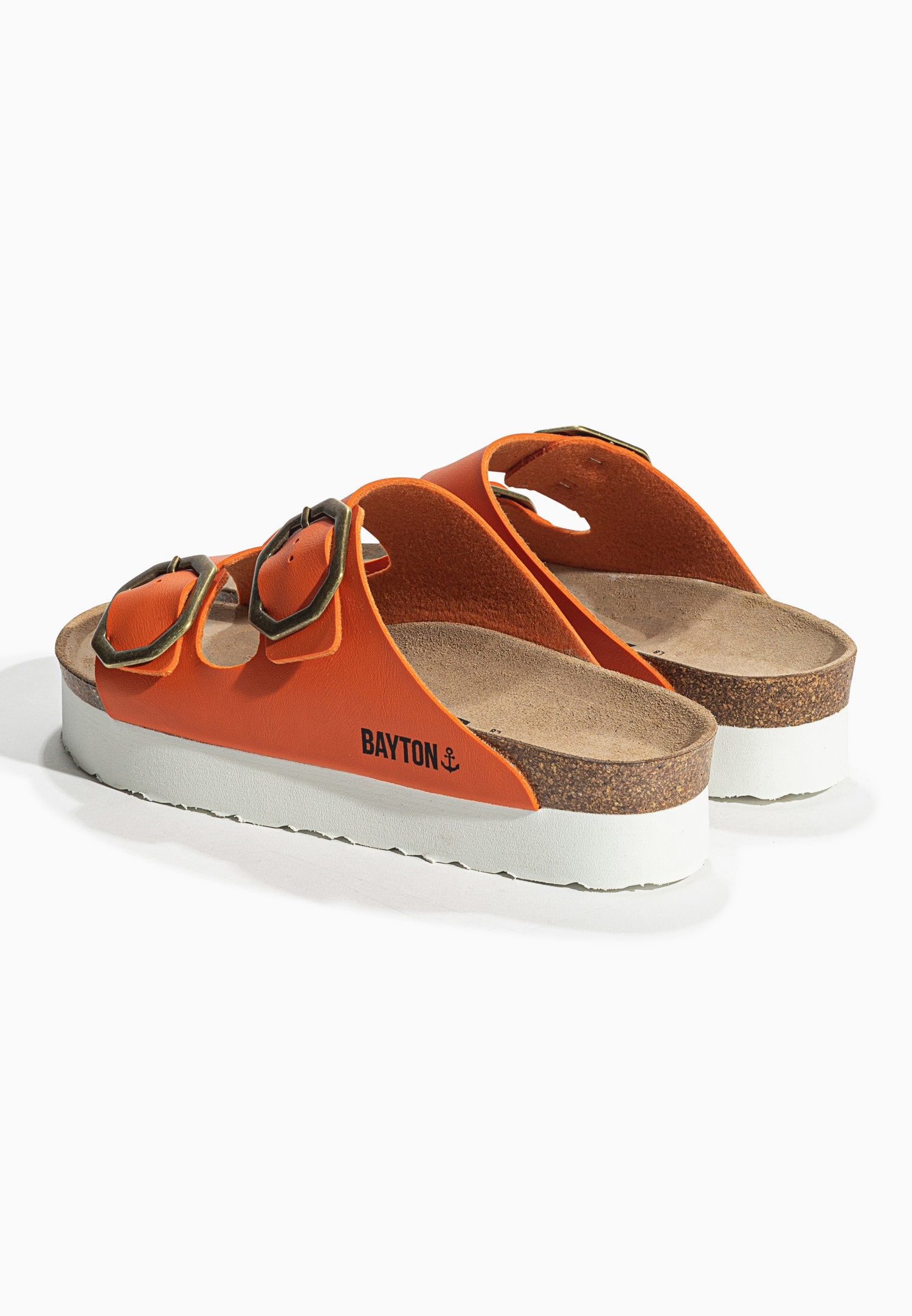 Japet Orange Platform Sandals