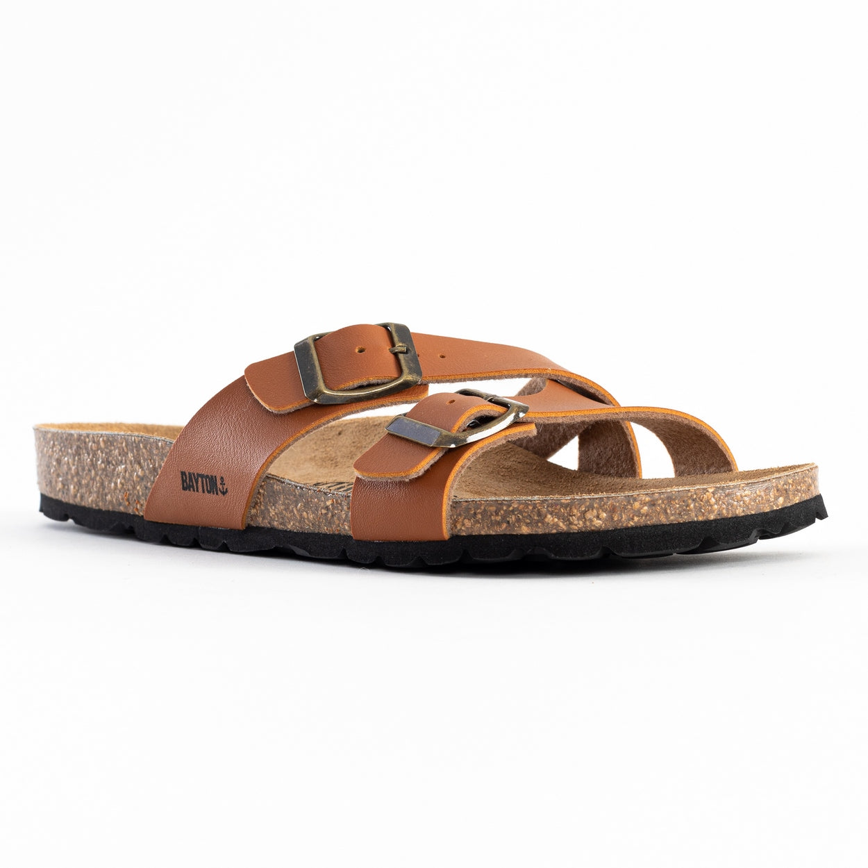 Cleo Camel 2 Strap Sandals